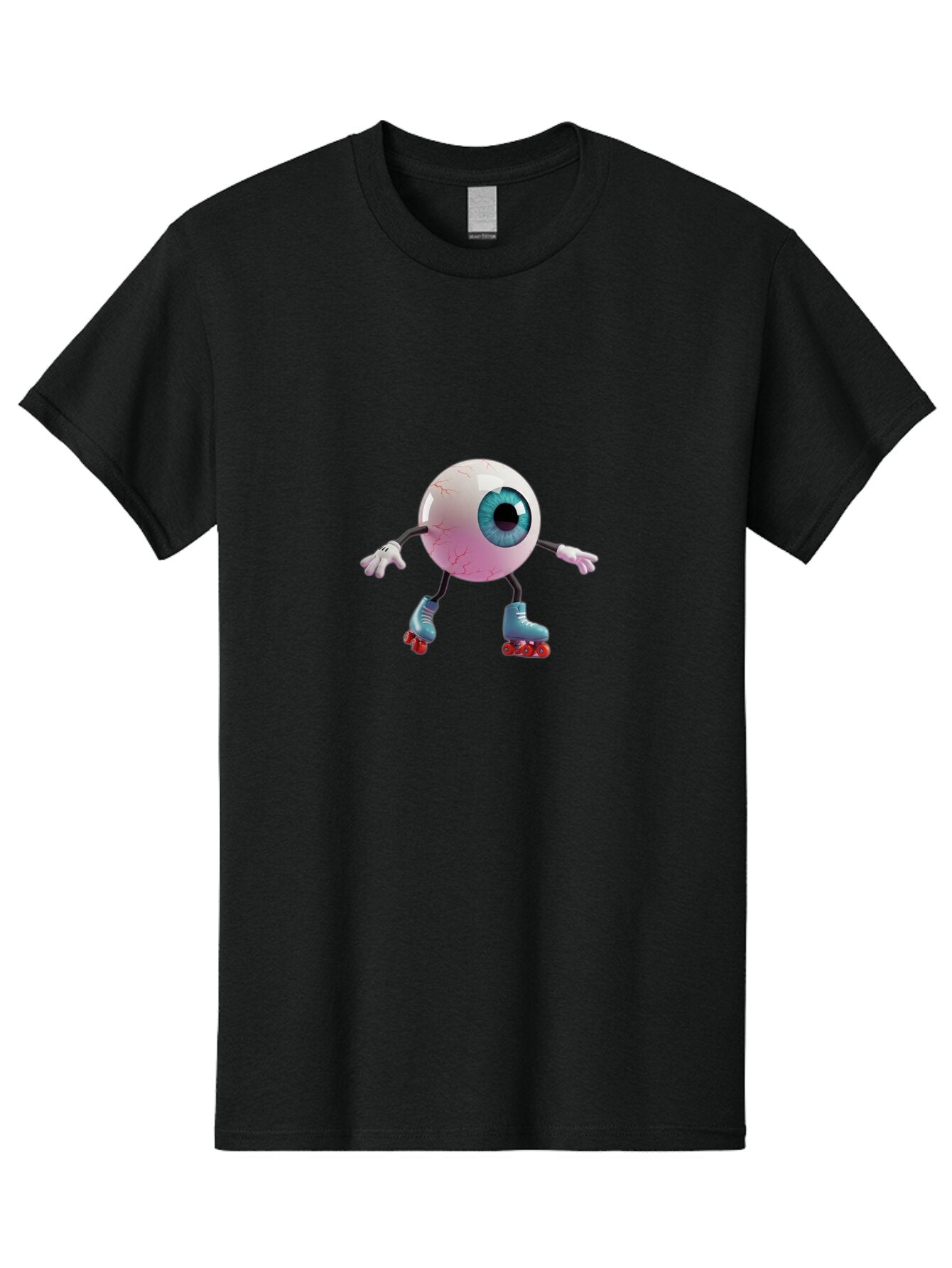 Eyeball-On-Roller-Skates Men'S Graphic Tee, 100% Cotton, Comfortable Casual Summer Wear, Machine Washable, Vintage Camera, Old Camera, Antique Camera, Black Camera, Classic Photography, Photography Equipment, Nostalgic Device, Film Camera, Baq793 11