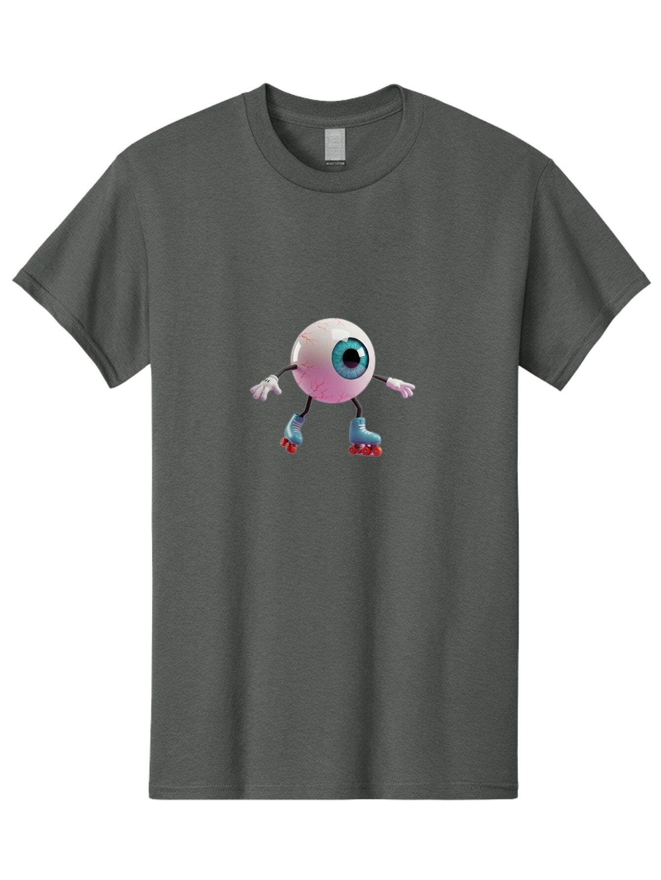 Eyeball-On-Roller-Skates Men'S Graphic Tee, 100% Cotton, Comfortable Casual Summer Wear, Machine Washable, Vintage Camera, Old Camera, Antique Camera, Black Camera, Classic Photography, Photography Equipment, Nostalgic Device, Film Camera, Baq793 5