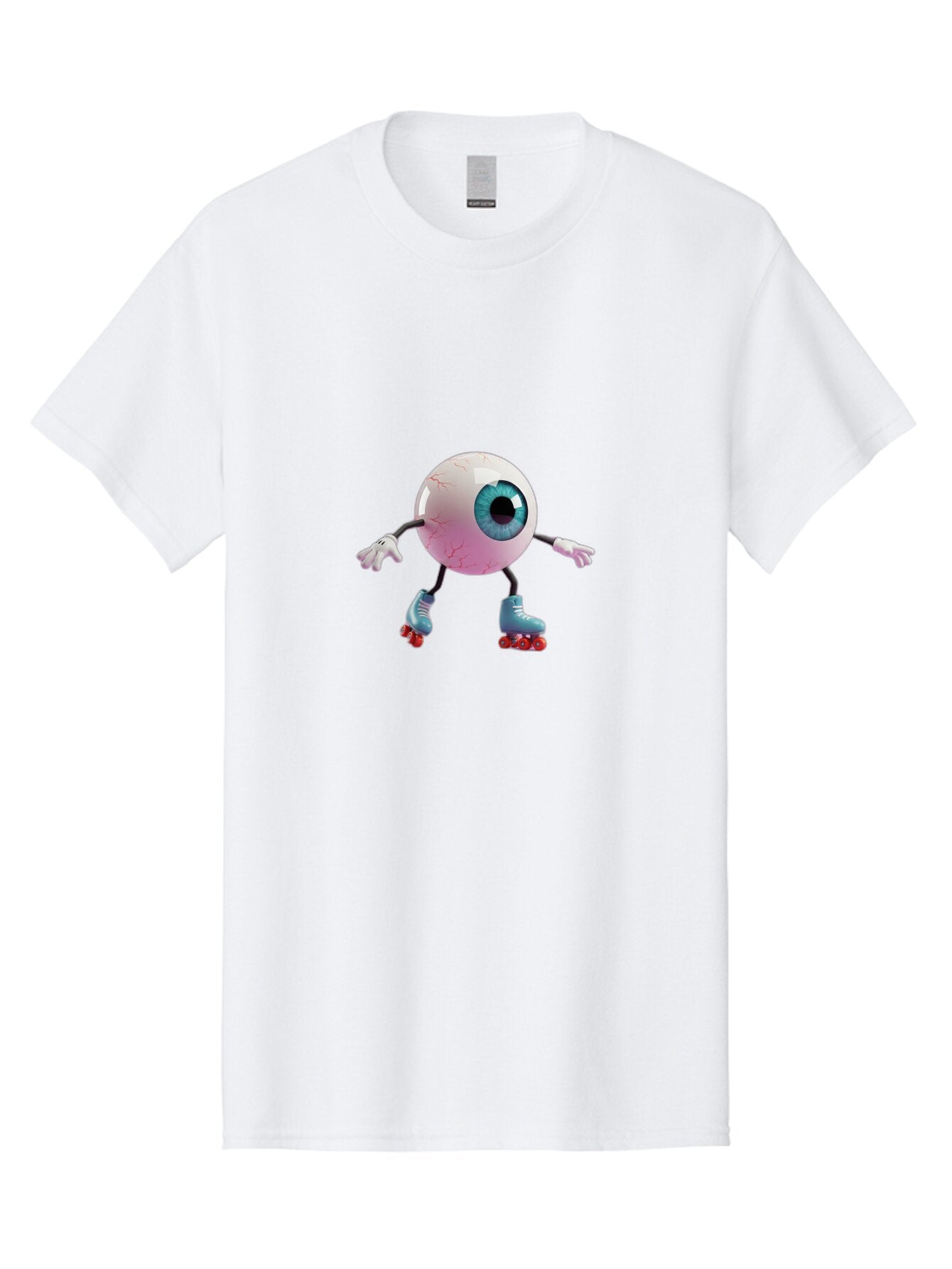 Eyeball-On-Roller-Skates Men'S Graphic Tee, 100% Cotton, Comfortable Casual Summer Wear, Machine Washable, Vintage Camera, Old Camera, Antique Camera, Black Camera, Classic Photography, Photography Equipment, Nostalgic Device, Film Camera, Baq793 2