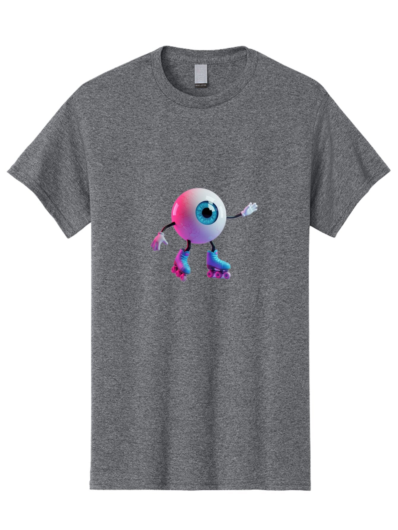 Eyeball-On-Rollerskates-1 Men'S Graphic Tee, 100% Cotton, Comfortable Casual Summer Wear, Machine Washable, Vintage Camera, Old Camera, Antique Camera, Black Camera, Classic Photography, Photography Equipment, Nostalgic Device, Film Camera, Baq794 12