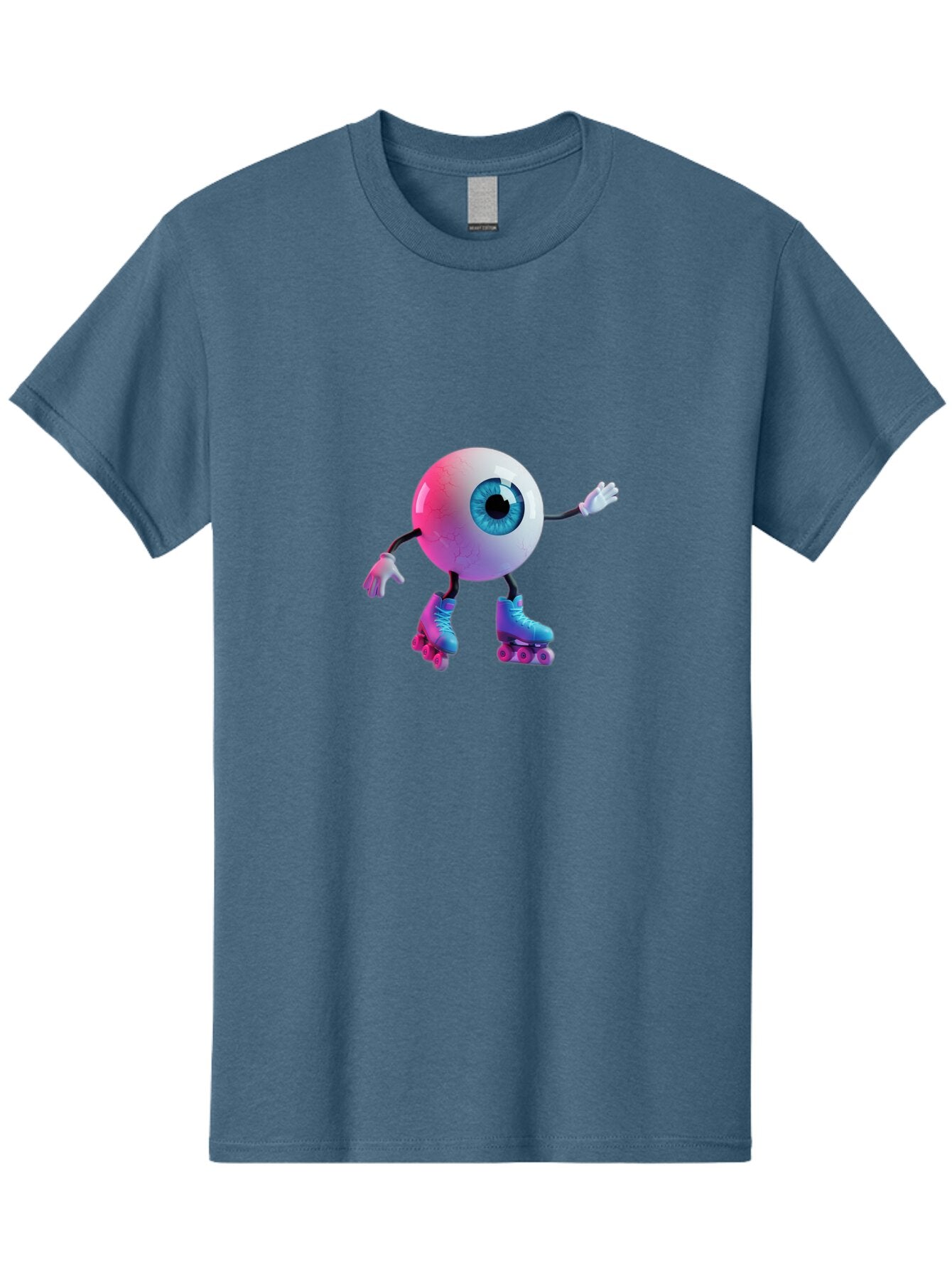 Eyeball-On-Rollerskates-1 Men'S Graphic Tee, 100% Cotton, Comfortable Casual Summer Wear, Machine Washable, Vintage Camera, Old Camera, Antique Camera, Black Camera, Classic Photography, Photography Equipment, Nostalgic Device, Film Camera, Baq794 7