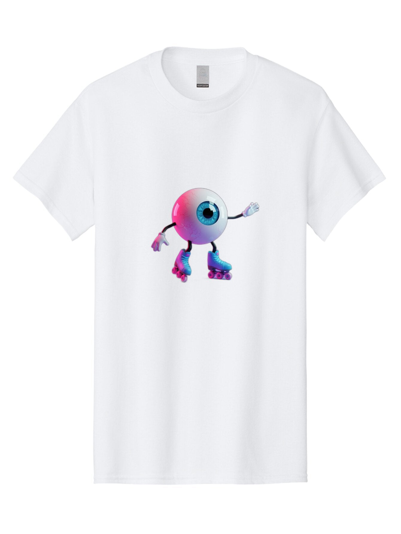 Eyeball-On-Rollerskates-1 Men'S Graphic Tee, 100% Cotton, Comfortable Casual Summer Wear, Machine Washable, Vintage Camera, Old Camera, Antique Camera, Black Camera, Classic Photography, Photography Equipment, Nostalgic Device, Film Camera, Baq794 8