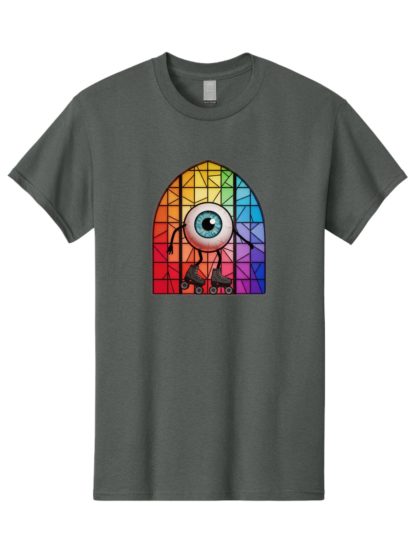 Eyeball-On-Rollerskates-2 Men'S Graphic Tee, 100% Cotton, Comfortable Casual Summer Wear, Machine Washable, Vintage Camera, Old Camera, Antique Camera, Black Camera, Classic Photography, Photography Equipment, Nostalgic Device, Film Camera, Baq795 10