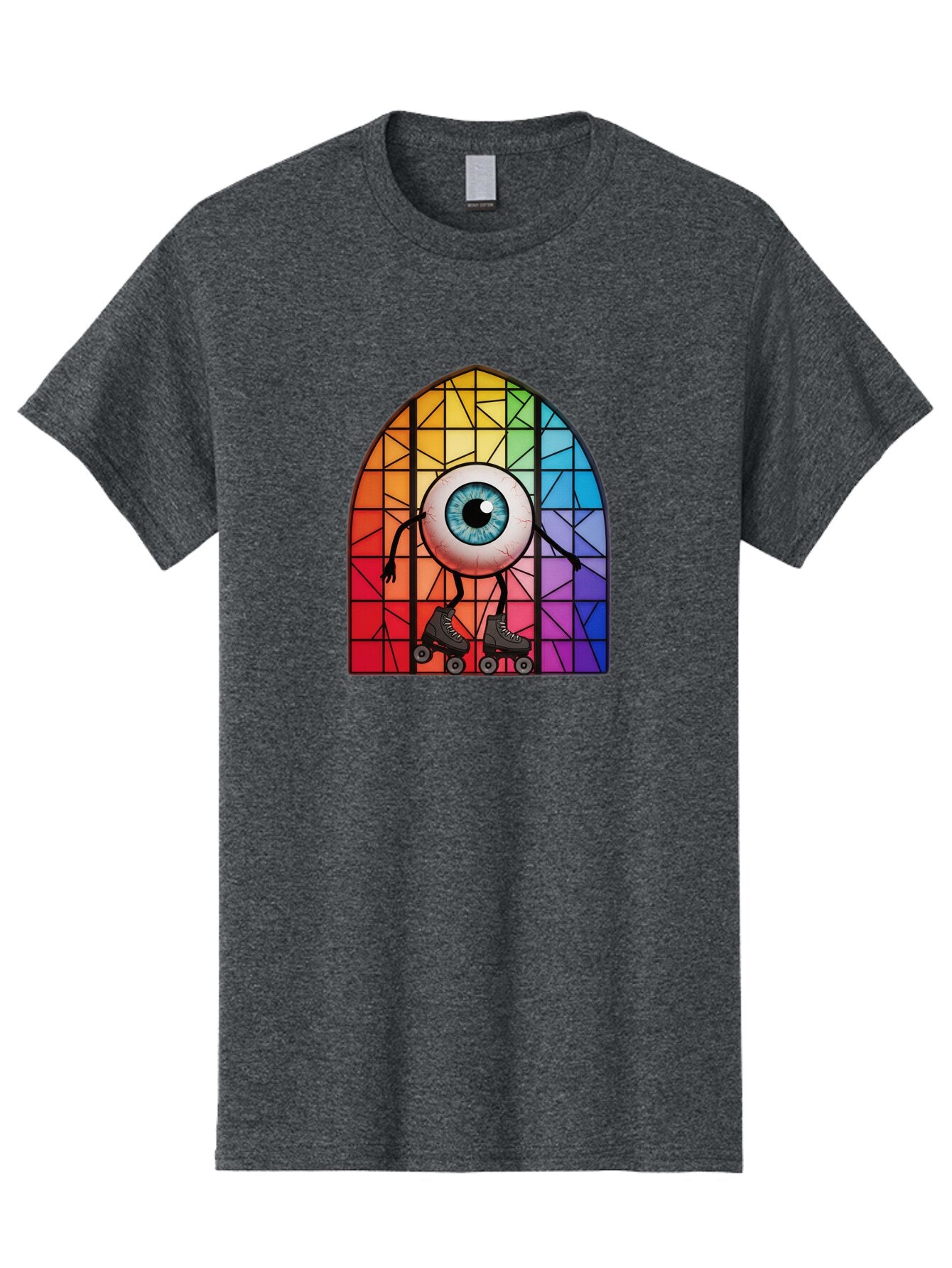 Eyeball-On-Rollerskates-2 Men'S Graphic Tee, 100% Cotton, Comfortable Casual Summer Wear, Machine Washable, Vintage Camera, Old Camera, Antique Camera, Black Camera, Classic Photography, Photography Equipment, Nostalgic Device, Film Camera, Baq795 6