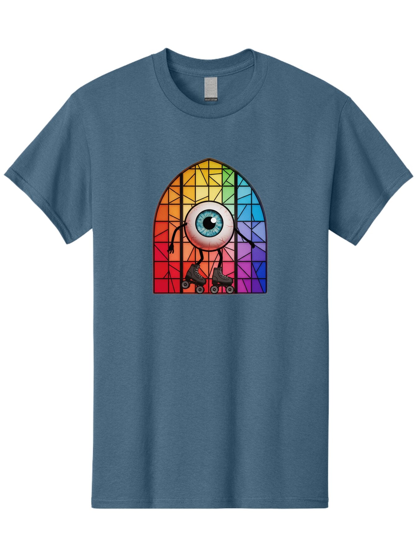 Eyeball-On-Rollerskates-2 Men'S Graphic Tee, 100% Cotton, Comfortable Casual Summer Wear, Machine Washable, Vintage Camera, Old Camera, Antique Camera, Black Camera, Classic Photography, Photography Equipment, Nostalgic Device, Film Camera, Baq795 13