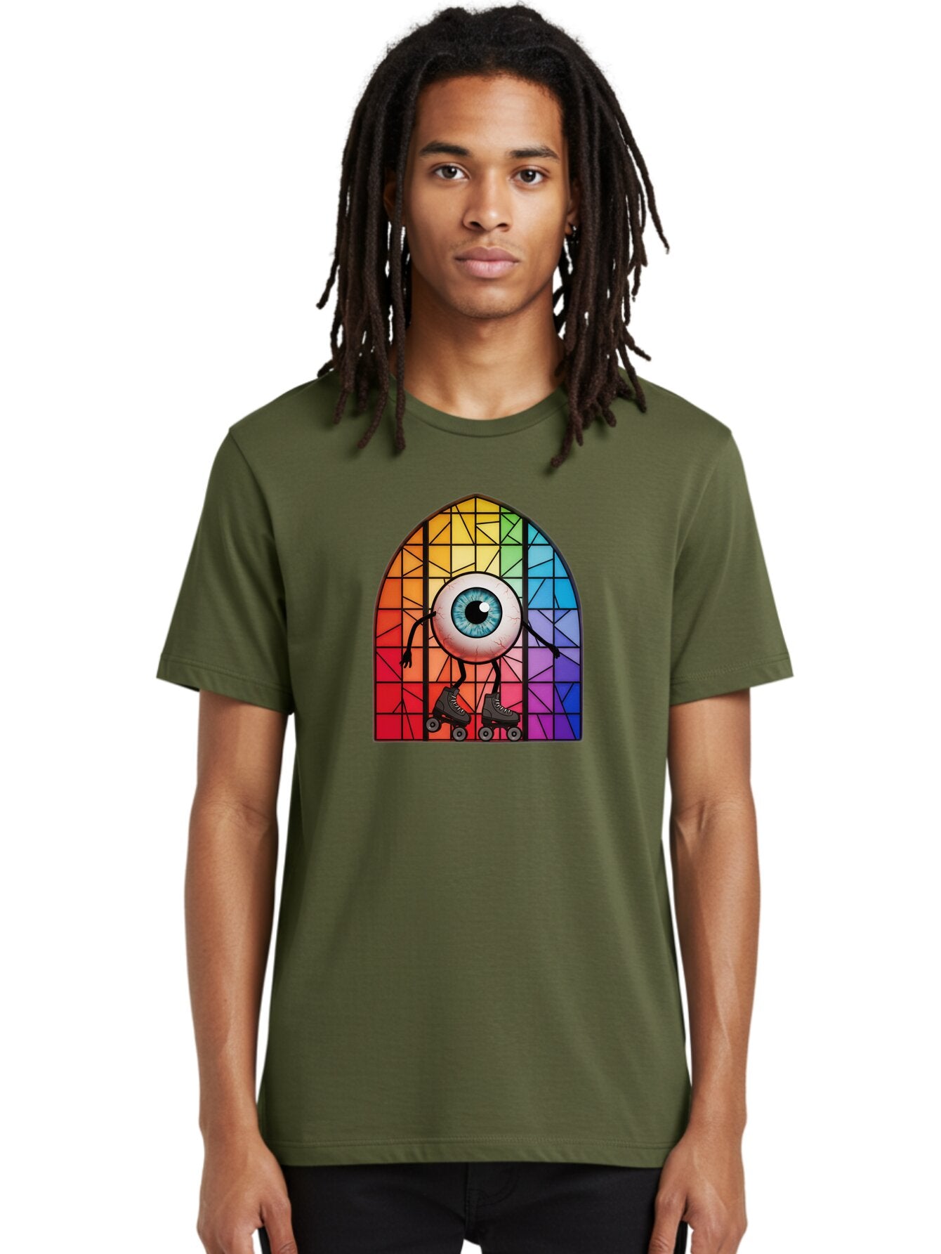 Eyeball-On-Rollerskates-2 Men'S Graphic Tee, 100% Cotton, Comfortable Casual Summer Wear, Machine Washable, Vintage Camera, Old Camera, Antique Camera, Black Camera, Classic Photography, Photography Equipment, Nostalgic Device, Film Camera, Baq795 21