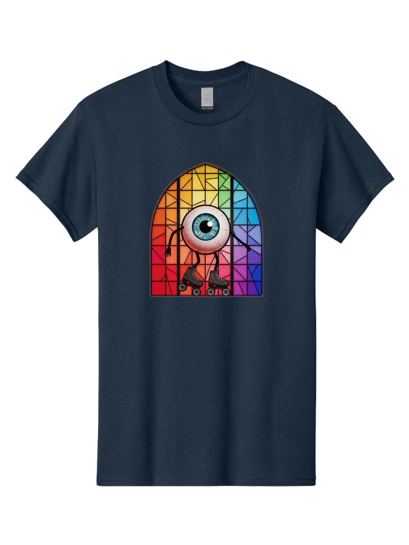 Eyeball-On-Rollerskates-2 Men'S Graphic Tee, 100% Cotton, Comfortable Casual Summer Wear, Machine Washable, Vintage Camera, Old Camera, Antique Camera, Black Camera, Classic Photography, Photography Equipment, Nostalgic Device, Film Camera, Baq795 3