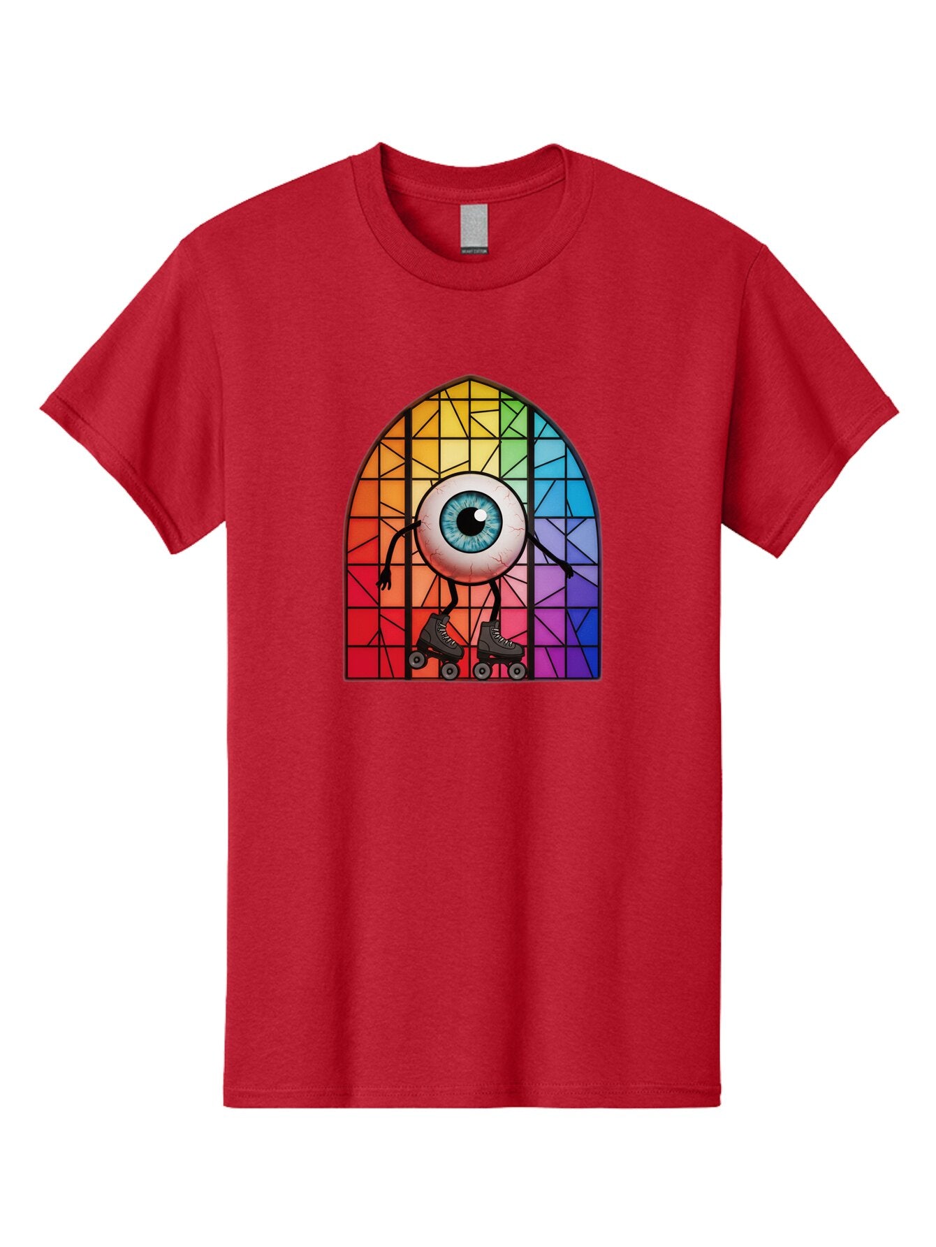 Eyeball-On-Rollerskates-2 Men'S Graphic Tee, 100% Cotton, Comfortable Casual Summer Wear, Machine Washable, Vintage Camera, Old Camera, Antique Camera, Black Camera, Classic Photography, Photography Equipment, Nostalgic Device, Film Camera, Baq795 5