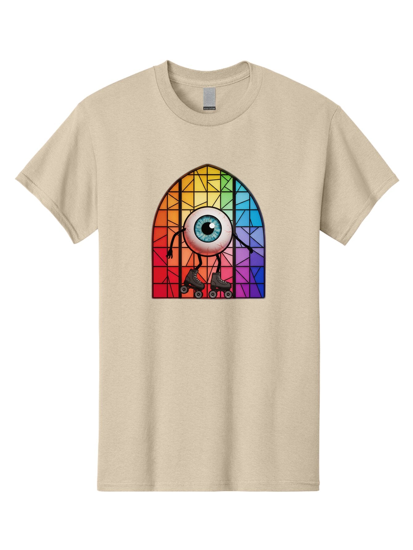 Eyeball-On-Rollerskates-2 Men'S Graphic Tee, 100% Cotton, Comfortable Casual Summer Wear, Machine Washable, Vintage Camera, Old Camera, Antique Camera, Black Camera, Classic Photography, Photography Equipment, Nostalgic Device, Film Camera, Baq795 11