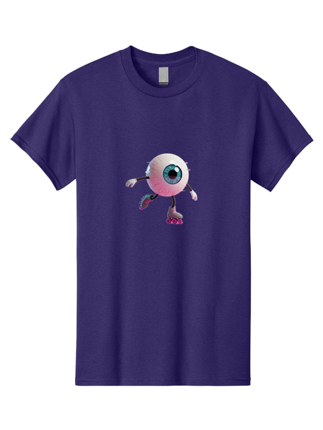 Eyeball-On-Rollerskates-3 Men'S Graphic Tee, 100% Cotton, Comfortable Casual Summer Wear, Machine Washable, Vintage Camera, Old Camera, Antique Camera, Black Camera, Classic Photography, Photography Equipment, Nostalgic Device, Film Camera, Baq796 5