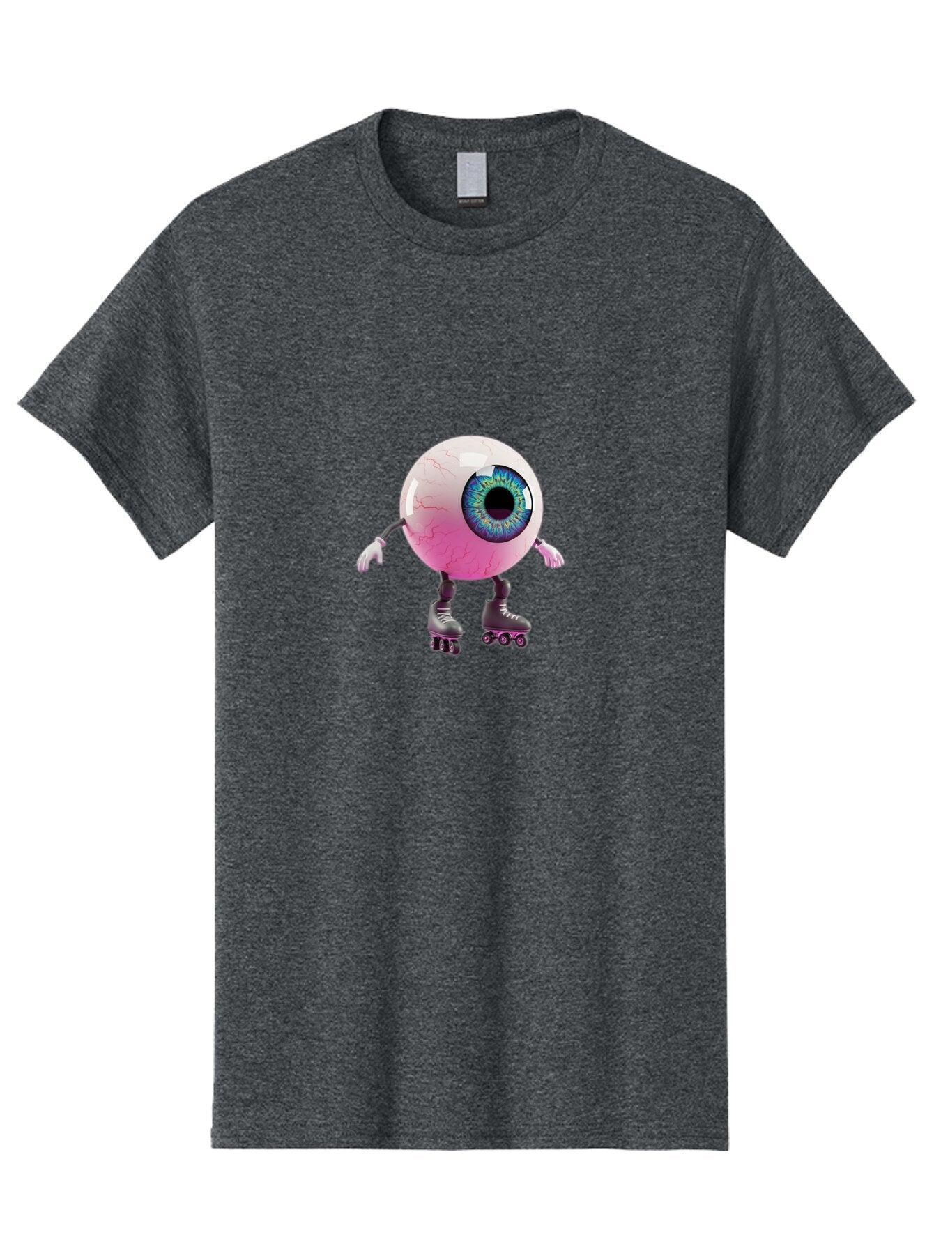 Eyeball-On-Rollerskates-4 Men'S Graphic Tee, 100% Cotton, Comfortable Casual Summer Wear, Machine Washable, Vintage Camera, Old Camera, Antique Camera, Black Camera, Classic Photography, Photography Equipment, Nostalgic Device, Film Camera, Baq797 8
