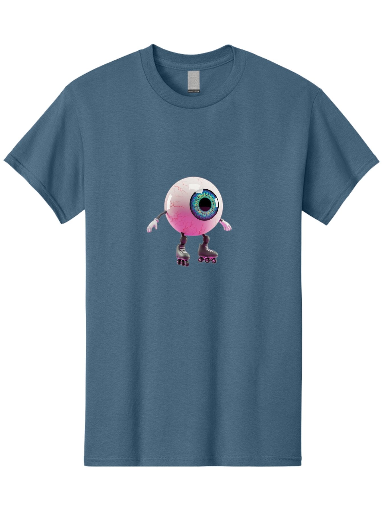 Eyeball-On-Rollerskates-4 Men'S Graphic Tee, 100% Cotton, Comfortable Casual Summer Wear, Machine Washable, Vintage Camera, Old Camera, Antique Camera, Black Camera, Classic Photography, Photography Equipment, Nostalgic Device, Film Camera, Baq797 9