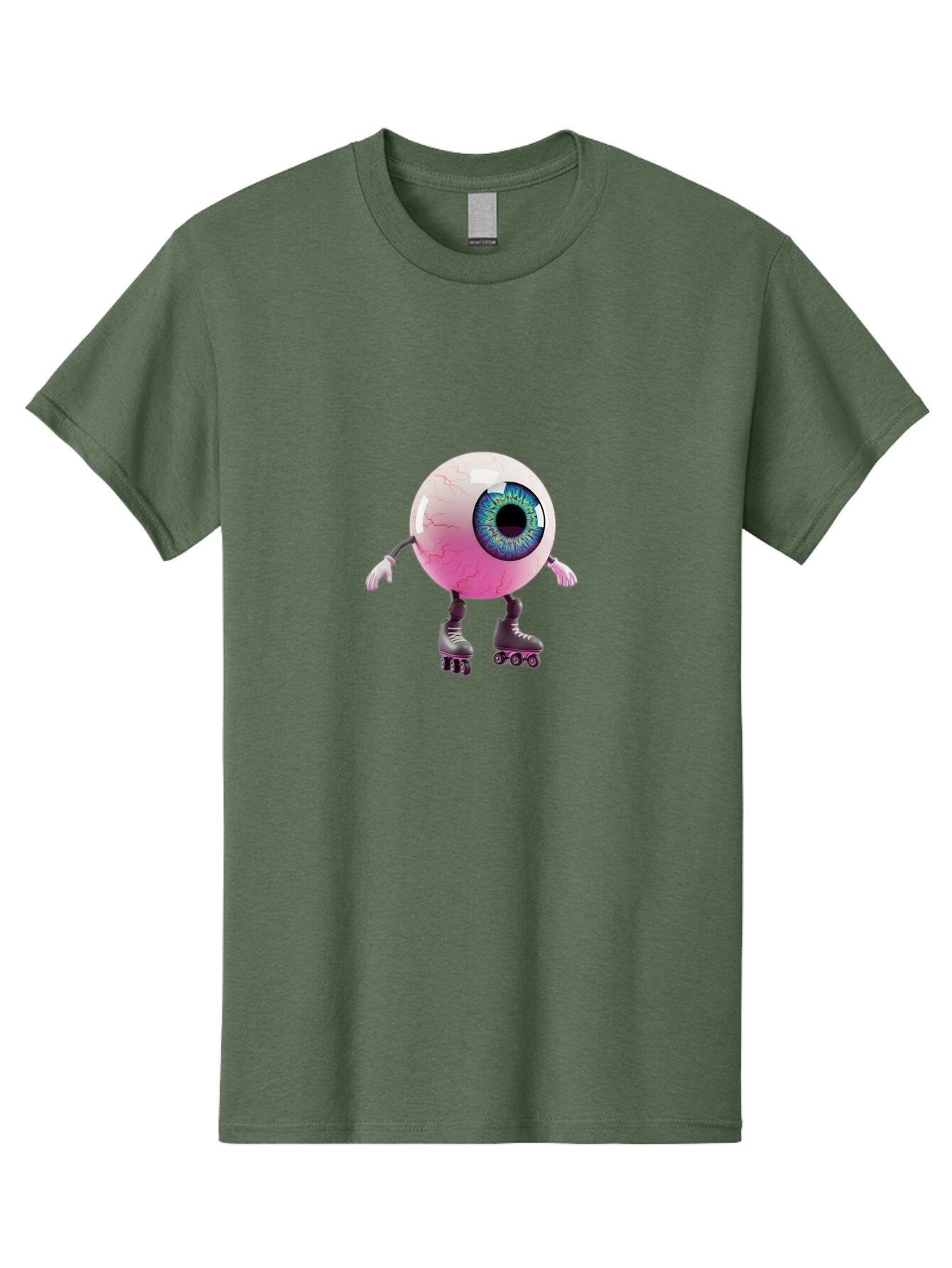 Eyeball-On-Rollerskates-4 Men'S Graphic Tee, 100% Cotton, Comfortable Casual Summer Wear, Machine Washable, Vintage Camera, Old Camera, Antique Camera, Black Camera, Classic Photography, Photography Equipment, Nostalgic Device, Film Camera, Baq797 13