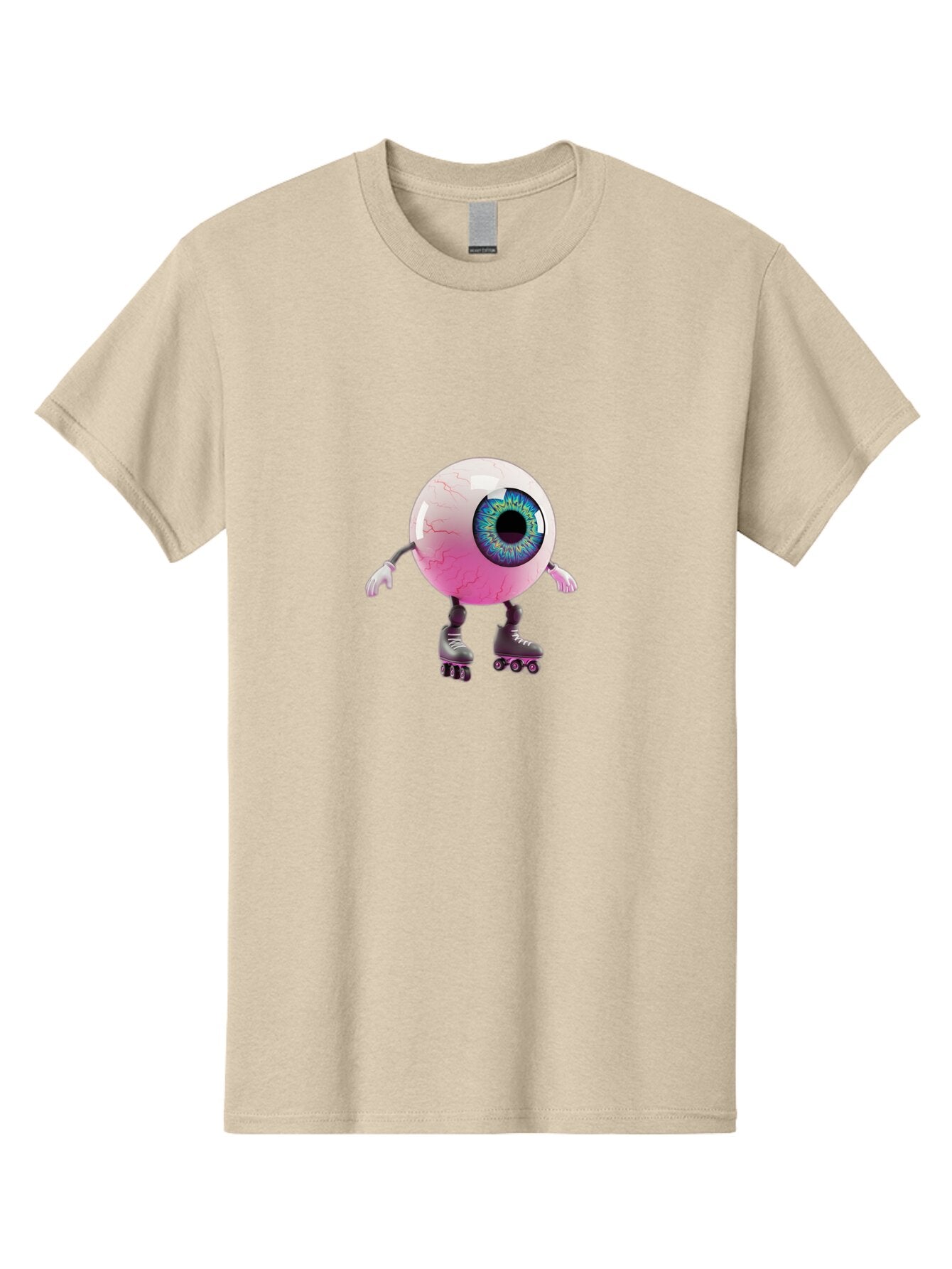Eyeball-On-Rollerskates-4 Men'S Graphic Tee, 100% Cotton, Comfortable Casual Summer Wear, Machine Washable, Vintage Camera, Old Camera, Antique Camera, Black Camera, Classic Photography, Photography Equipment, Nostalgic Device, Film Camera, Baq797 11