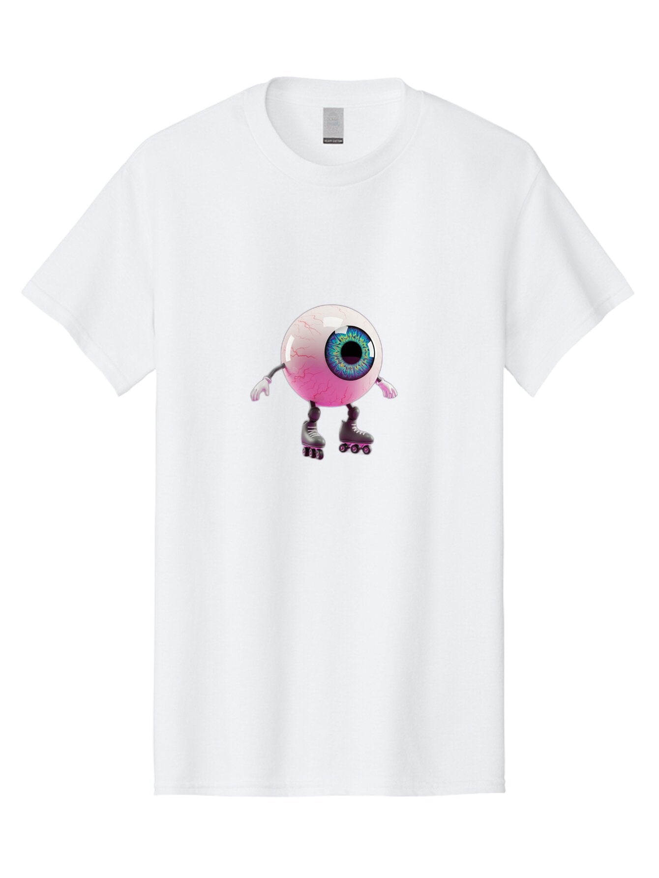 Eyeball-On-Rollerskates-4 Men'S Graphic Tee, 100% Cotton, Comfortable Casual Summer Wear, Machine Washable, Vintage Camera, Old Camera, Antique Camera, Black Camera, Classic Photography, Photography Equipment, Nostalgic Device, Film Camera, Baq797 15