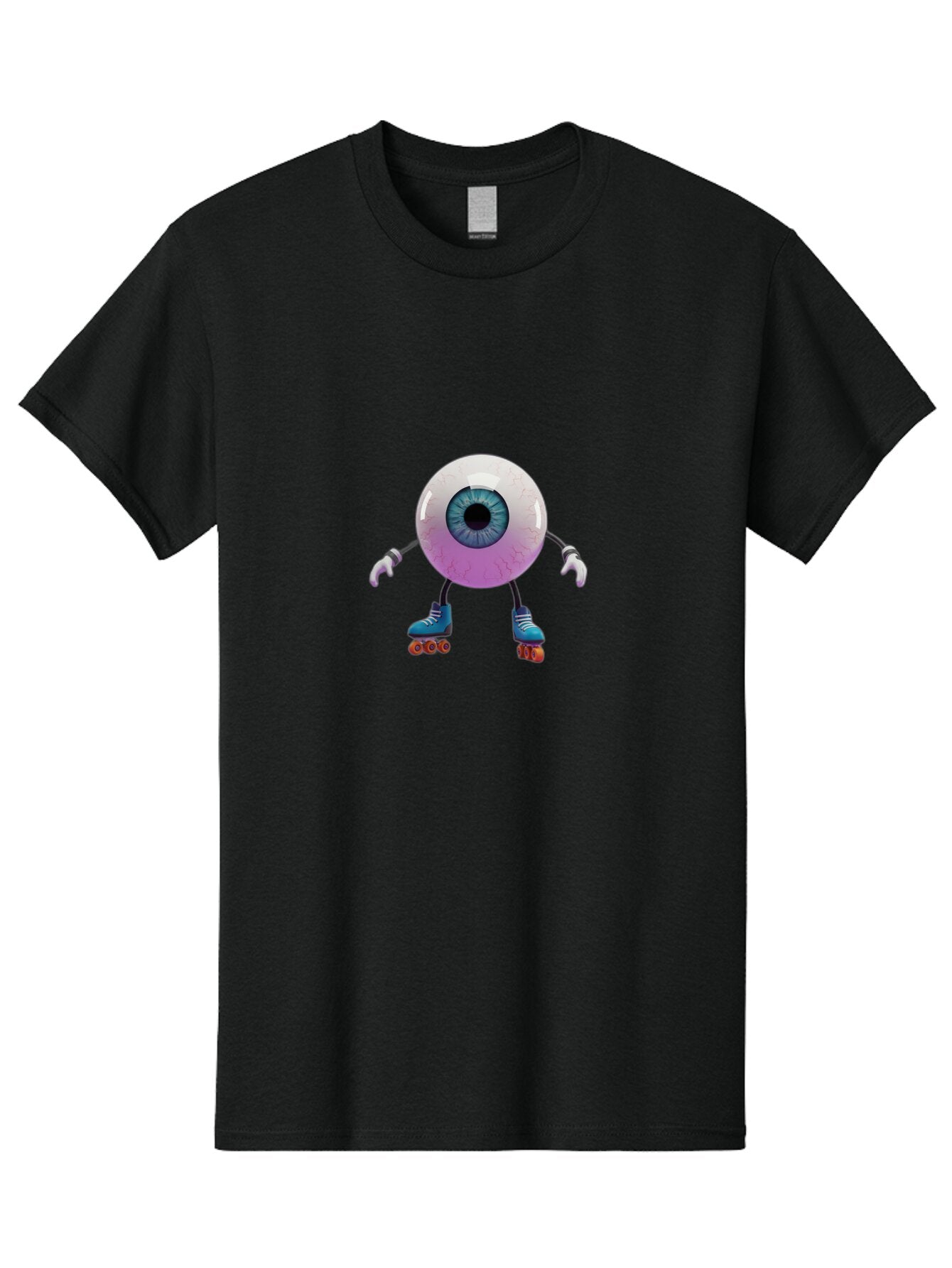 Eyeball-On-Rollerskates-5 Men'S Graphic Tee, 100% Cotton, Comfortable Casual Summer Wear, Machine Washable, Vintage Camera, Old Camera, Antique Camera, Black Camera, Classic Photography, Photography Equipment, Nostalgic Device, Film Camera, Baq798 11