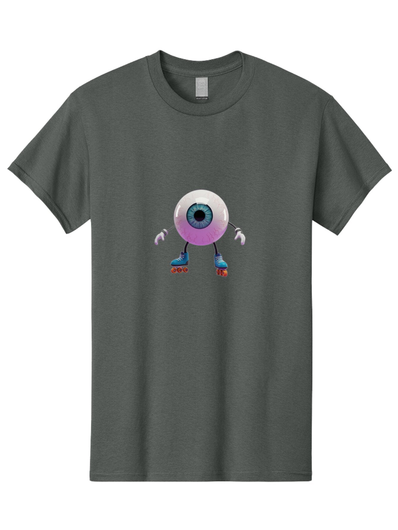 Eyeball-On-Rollerskates-5 Men'S Graphic Tee, 100% Cotton, Comfortable Casual Summer Wear, Machine Washable, Vintage Camera, Old Camera, Antique Camera, Black Camera, Classic Photography, Photography Equipment, Nostalgic Device, Film Camera, Baq798 7
