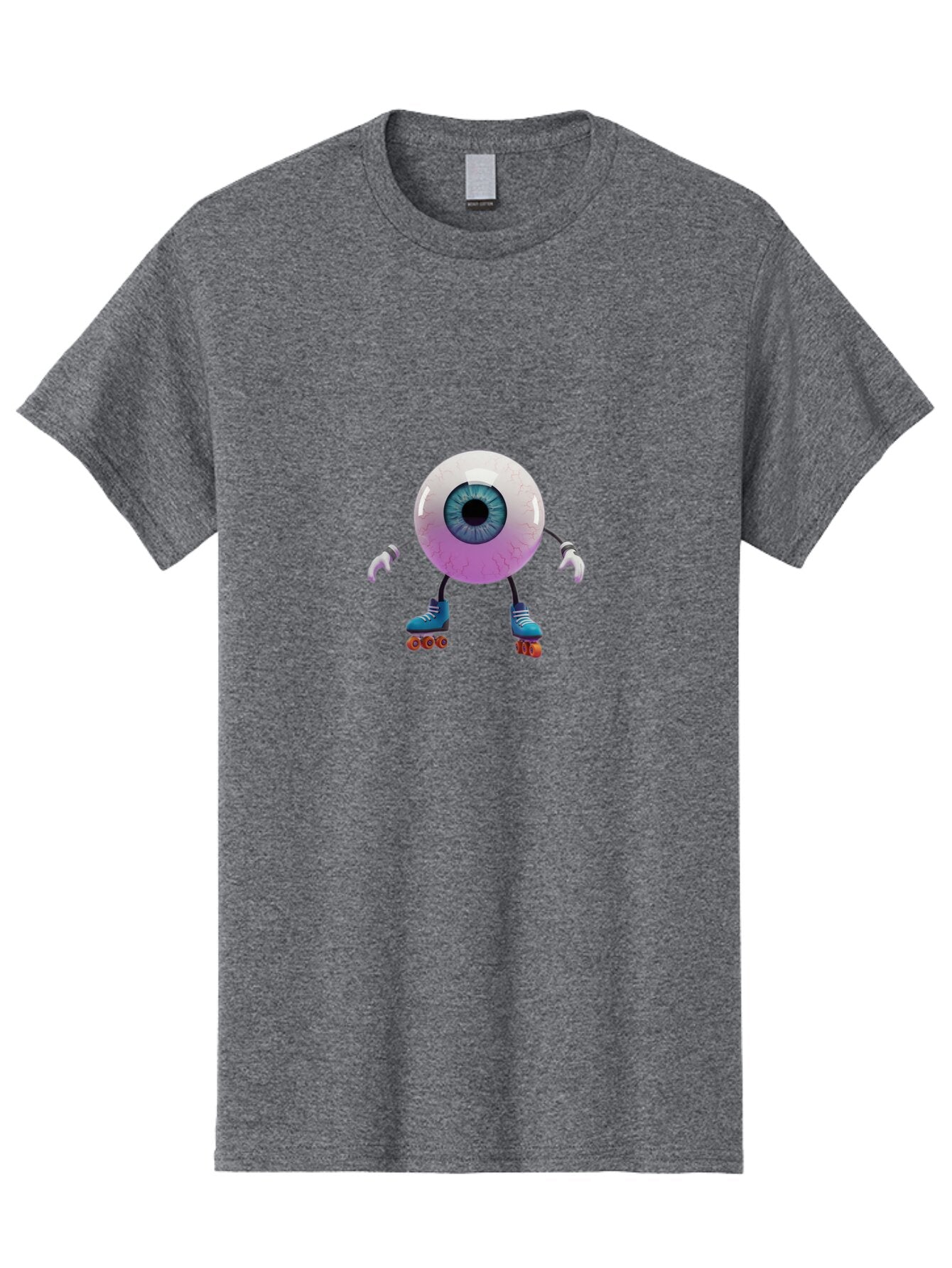 Eyeball-On-Rollerskates-5 Men'S Graphic Tee, 100% Cotton, Comfortable Casual Summer Wear, Machine Washable, Vintage Camera, Old Camera, Antique Camera, Black Camera, Classic Photography, Photography Equipment, Nostalgic Device, Film Camera, Baq798 15