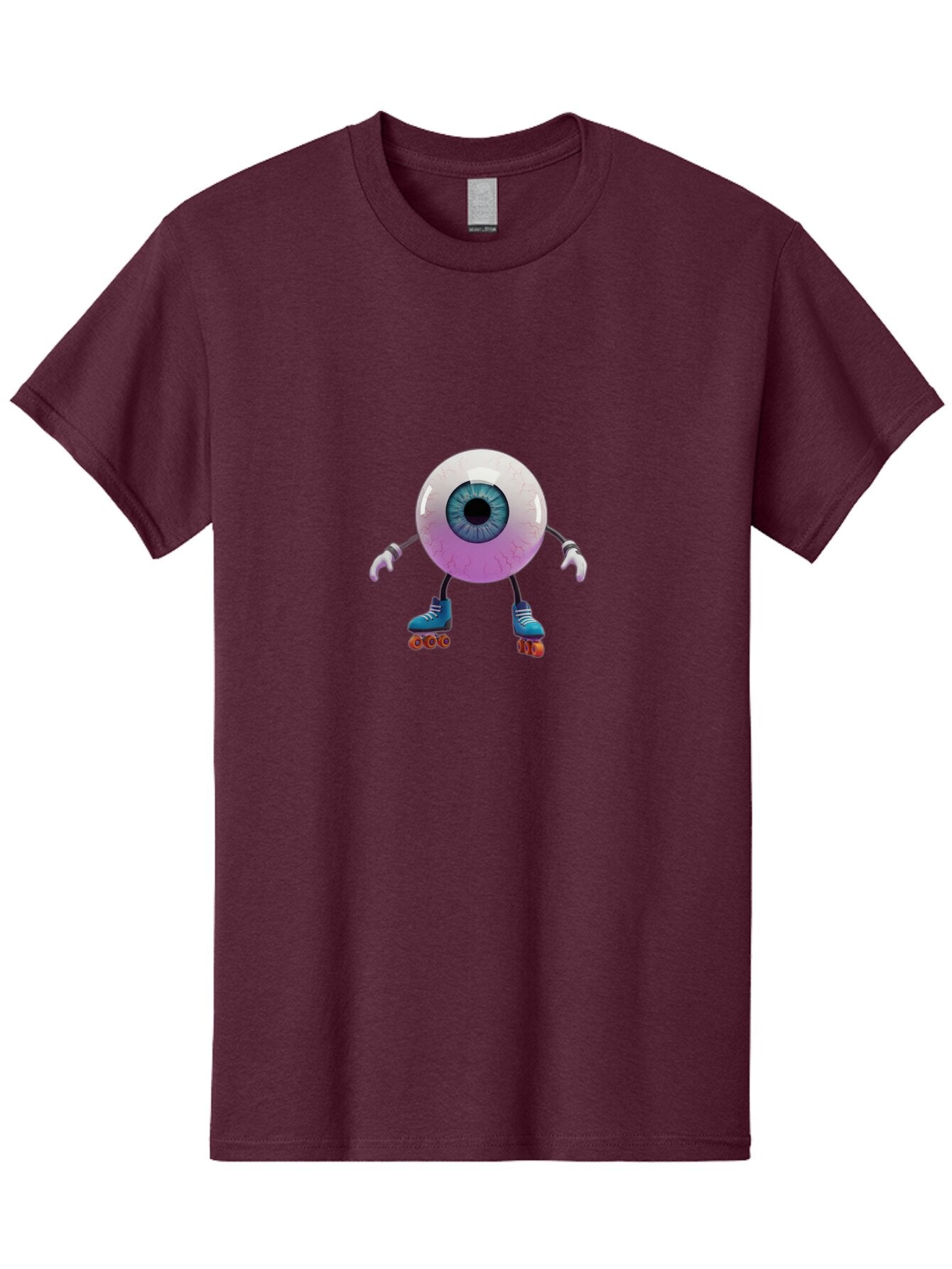 Eyeball-On-Rollerskates-5 Men'S Graphic Tee, 100% Cotton, Comfortable Casual Summer Wear, Machine Washable, Vintage Camera, Old Camera, Antique Camera, Black Camera, Classic Photography, Photography Equipment, Nostalgic Device, Film Camera, Baq798 12
