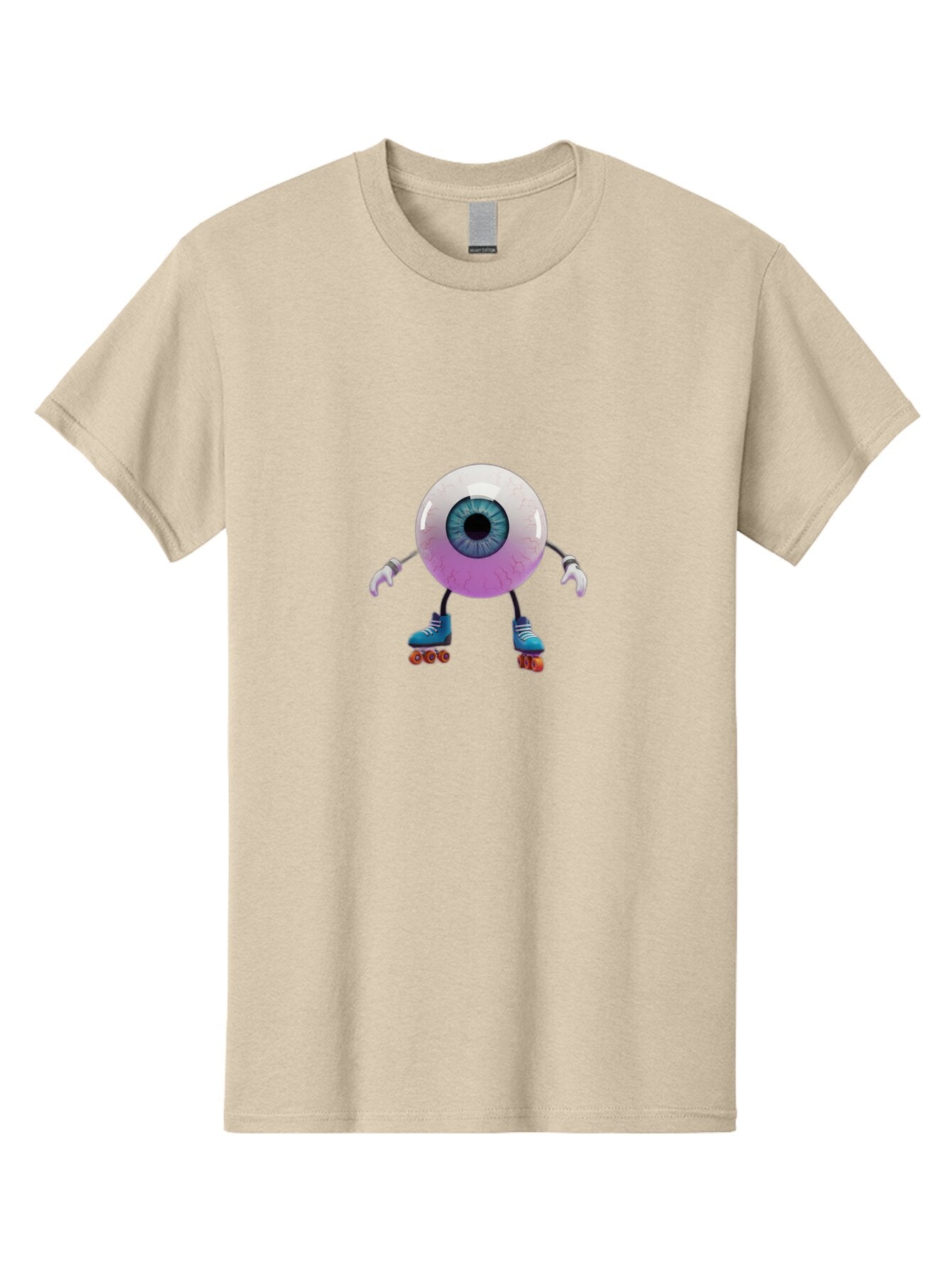 Eyeball-On-Rollerskates-5 Men'S Graphic Tee, 100% Cotton, Comfortable Casual Summer Wear, Machine Washable, Vintage Camera, Old Camera, Antique Camera, Black Camera, Classic Photography, Photography Equipment, Nostalgic Device, Film Camera, Baq798 2