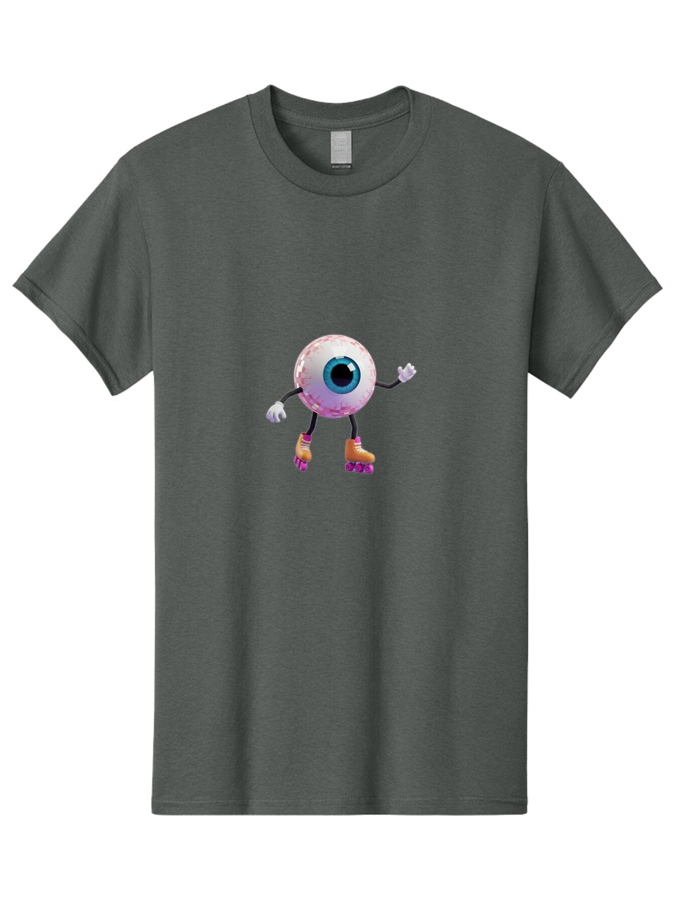 Eyeball-On-Rollerskates-6 Men'S Graphic Tee, 100% Cotton, Comfortable Casual Summer Wear, Machine Washable, Vintage Camera, Old Camera, Antique Camera, Black Camera, Classic Photography, Photography Equipment, Nostalgic Device, Film Camera, Baq799 15