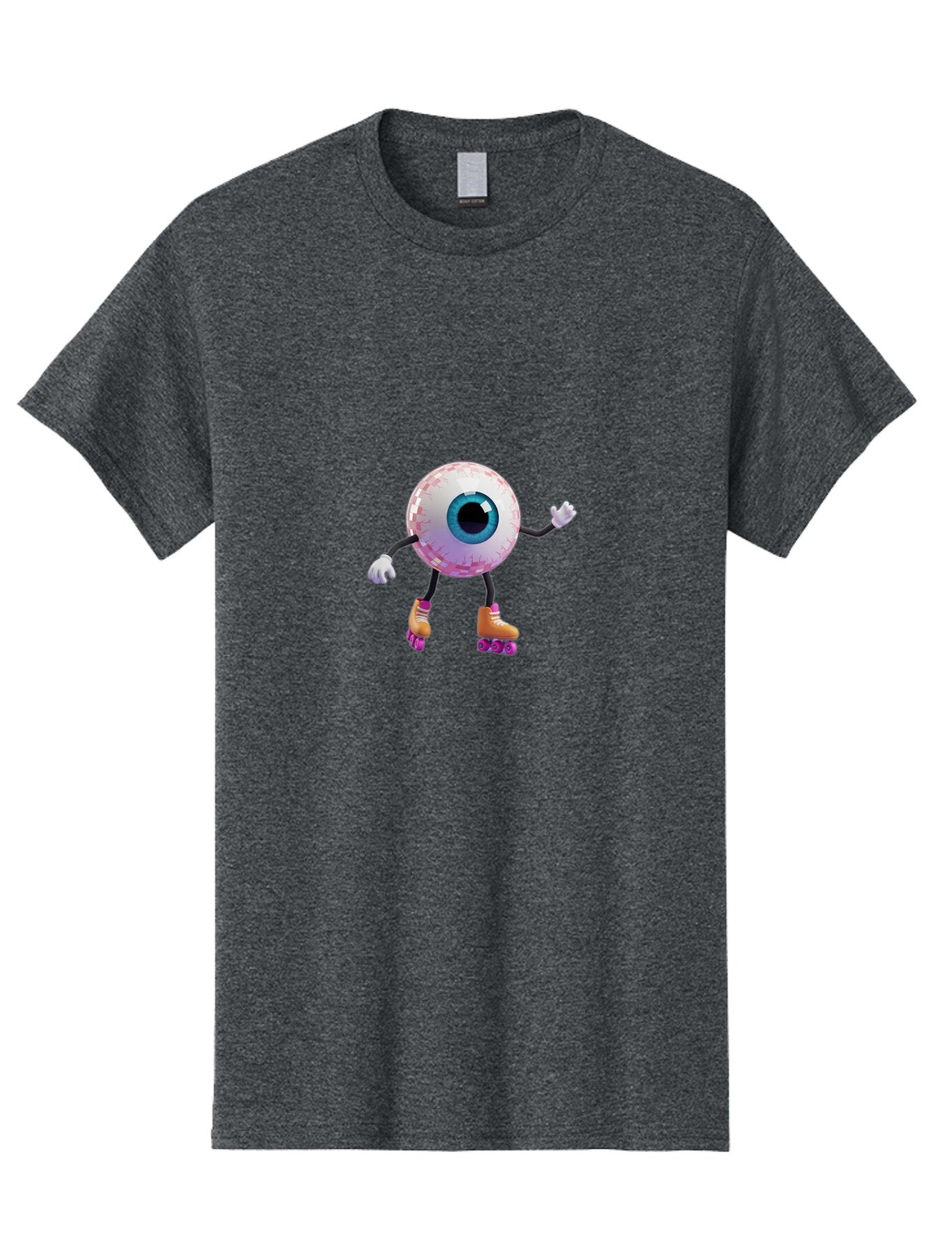 Eyeball-On-Rollerskates-6 Men'S Graphic Tee, 100% Cotton, Comfortable Casual Summer Wear, Machine Washable, Vintage Camera, Old Camera, Antique Camera, Black Camera, Classic Photography, Photography Equipment, Nostalgic Device, Film Camera, Baq799 3