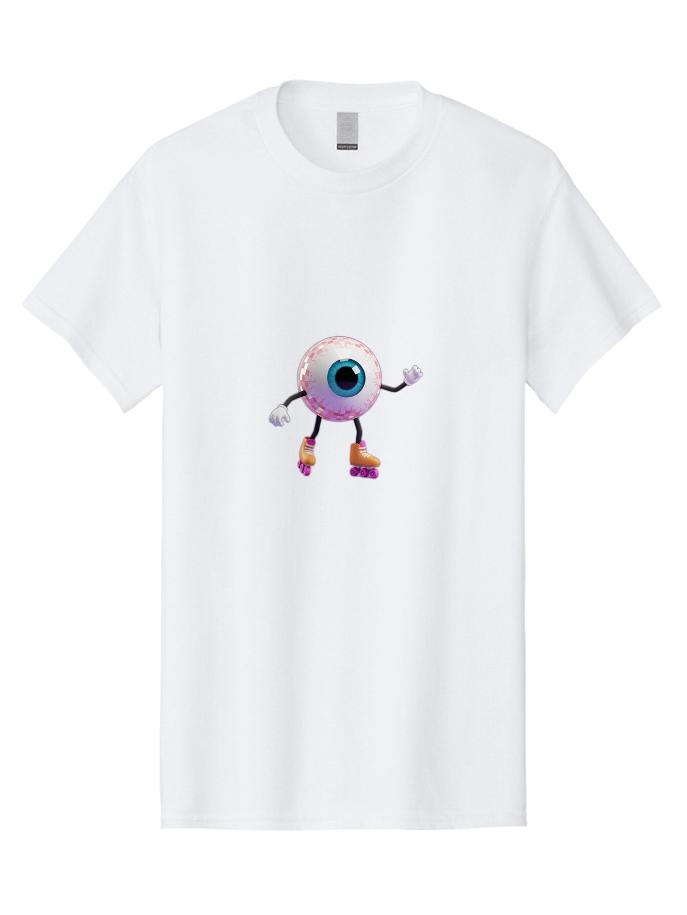 Eyeball-On-Rollerskates-6 Men'S Graphic Tee, 100% Cotton, Comfortable Casual Summer Wear, Machine Washable, Vintage Camera, Old Camera, Antique Camera, Black Camera, Classic Photography, Photography Equipment, Nostalgic Device, Film Camera, Baq799 11