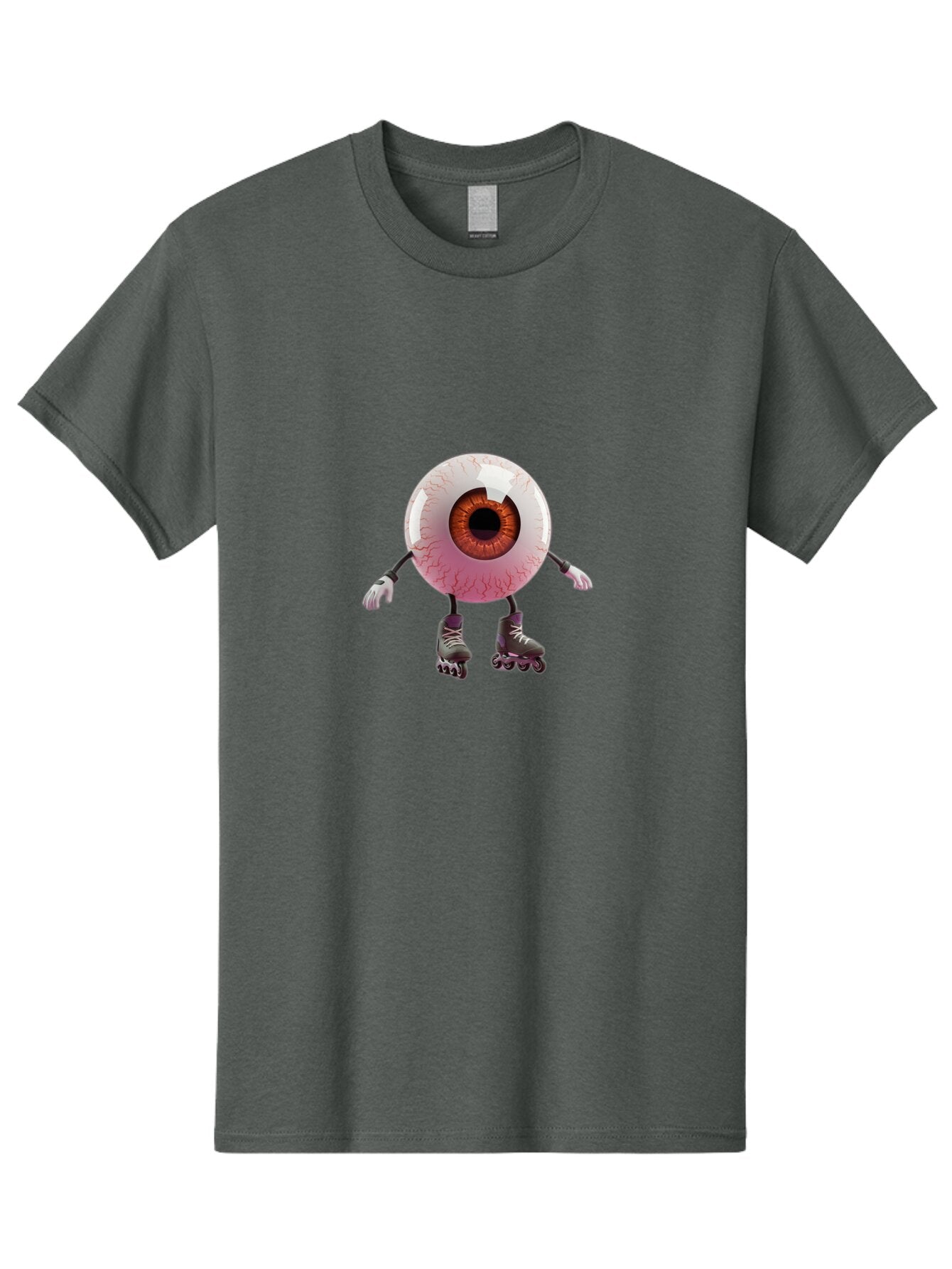 Eyeball-On-Rollerskates-7 Men'S Graphic Tee, 100% Cotton, Comfortable Casual Summer Wear, Machine Washable, Vintage Camera, Old Camera, Antique Camera, Black Camera, Classic Photography, Photography Equipment, Nostalgic Device, Film Camera, Baq800 15
