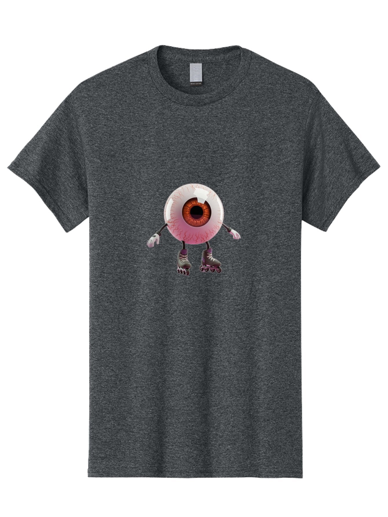 Eyeball-On-Rollerskates-7 Men'S Graphic Tee, 100% Cotton, Comfortable Casual Summer Wear, Machine Washable, Vintage Camera, Old Camera, Antique Camera, Black Camera, Classic Photography, Photography Equipment, Nostalgic Device, Film Camera, Baq800 3