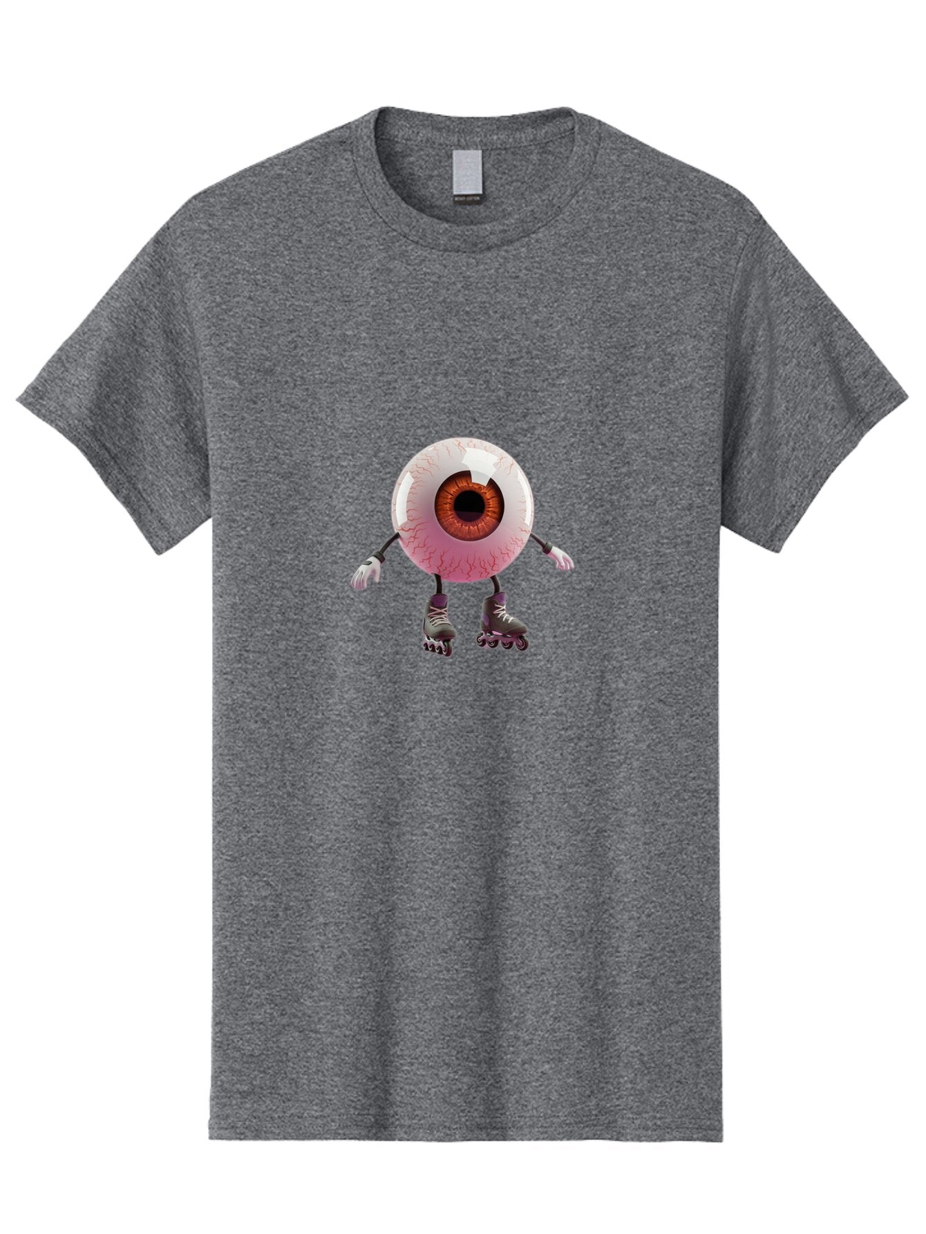 Eyeball-On-Rollerskates-7 Men'S Graphic Tee, 100% Cotton, Comfortable Casual Summer Wear, Machine Washable, Vintage Camera, Old Camera, Antique Camera, Black Camera, Classic Photography, Photography Equipment, Nostalgic Device, Film Camera, Baq800 1