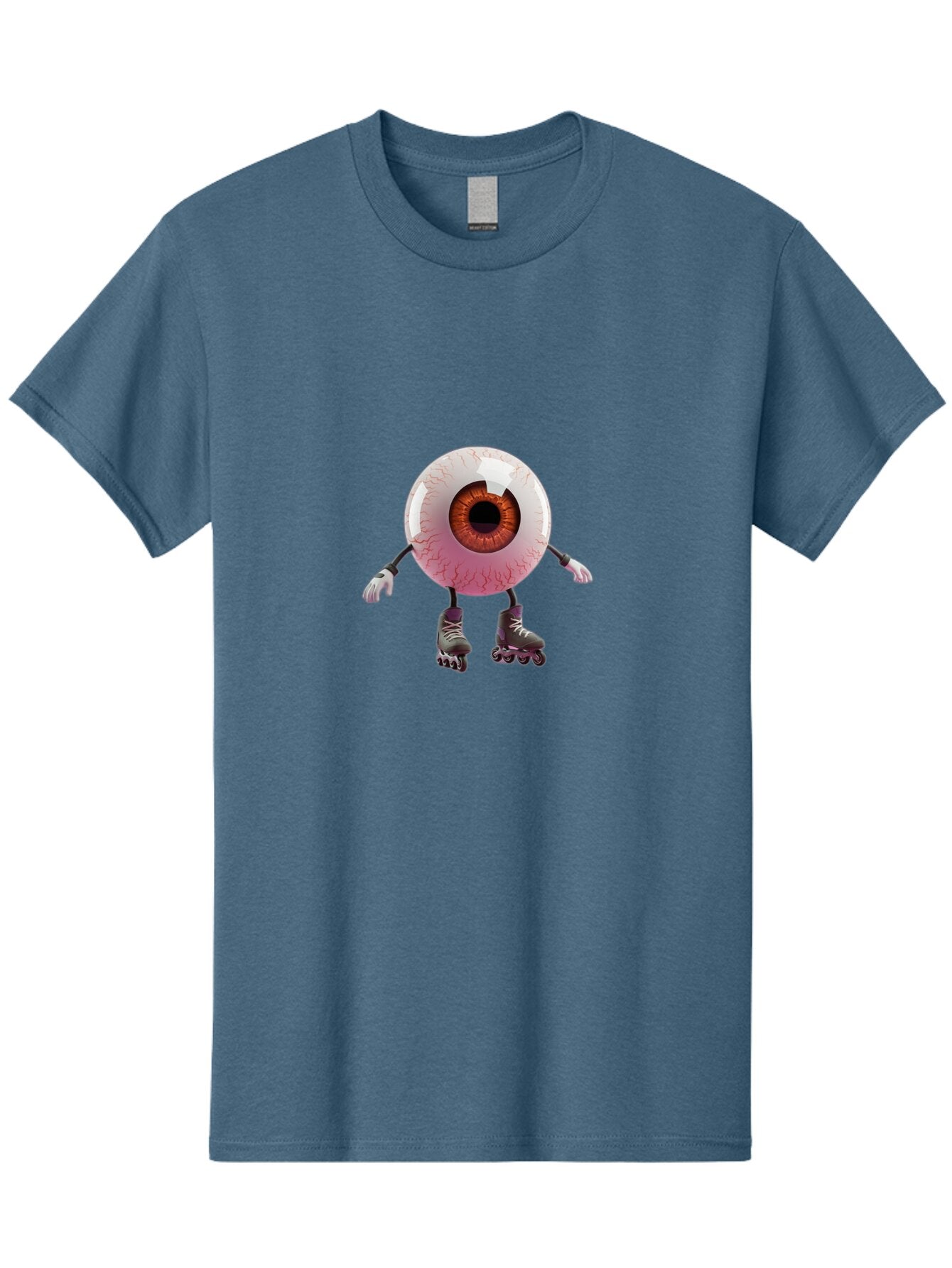 Eyeball-On-Rollerskates-7 Men'S Graphic Tee, 100% Cotton, Comfortable Casual Summer Wear, Machine Washable, Vintage Camera, Old Camera, Antique Camera, Black Camera, Classic Photography, Photography Equipment, Nostalgic Device, Film Camera, Baq800 5