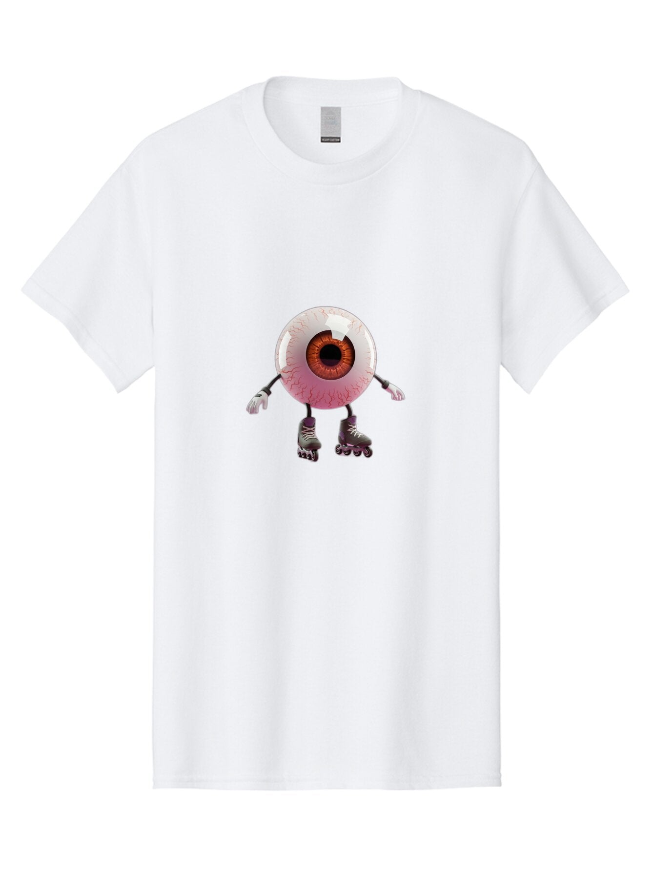 Eyeball-On-Rollerskates-7 Men'S Graphic Tee, 100% Cotton, Comfortable Casual Summer Wear, Machine Washable, Vintage Camera, Old Camera, Antique Camera, Black Camera, Classic Photography, Photography Equipment, Nostalgic Device, Film Camera, Baq800 12