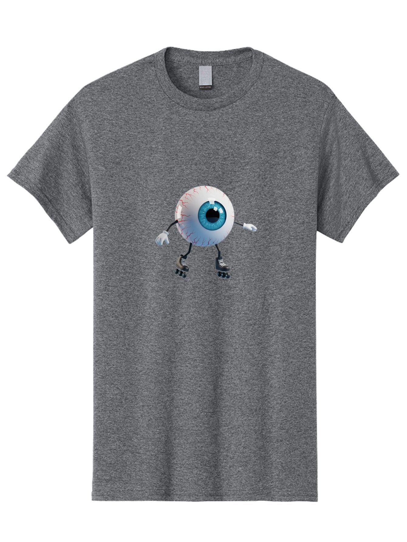 Eyeball-On-Rollerskates-8 Men'S Graphic Tee, 100% Cotton, Comfortable Casual Summer Wear, Machine Washable, Vintage Camera, Old Camera, Antique Camera, Black Camera, Classic Photography, Photography Equipment, Nostalgic Device, Film Camera, Baq801 8