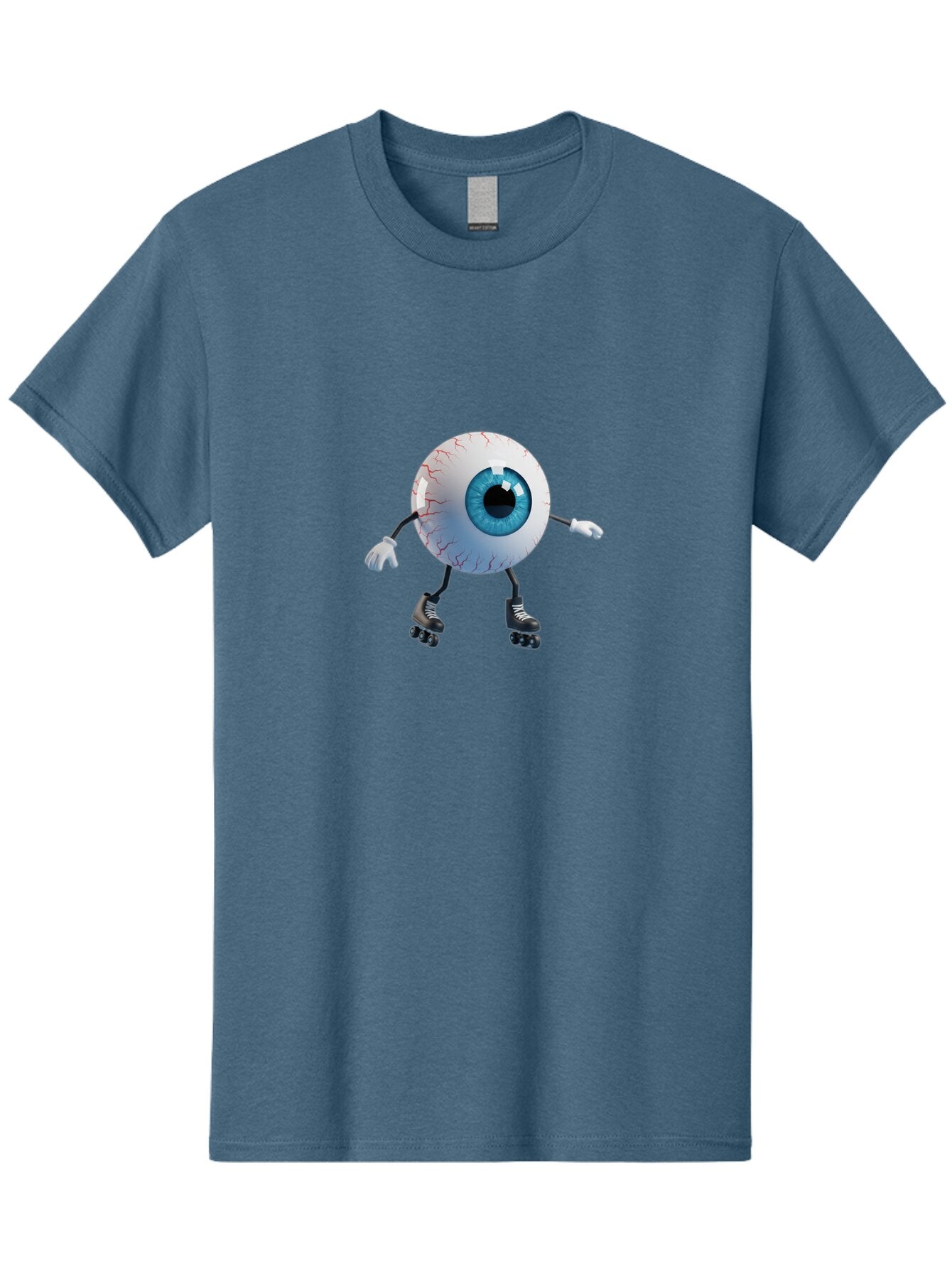 Eyeball-On-Rollerskates-8 Men'S Graphic Tee, 100% Cotton, Comfortable Casual Summer Wear, Machine Washable, Vintage Camera, Old Camera, Antique Camera, Black Camera, Classic Photography, Photography Equipment, Nostalgic Device, Film Camera, Baq801 11