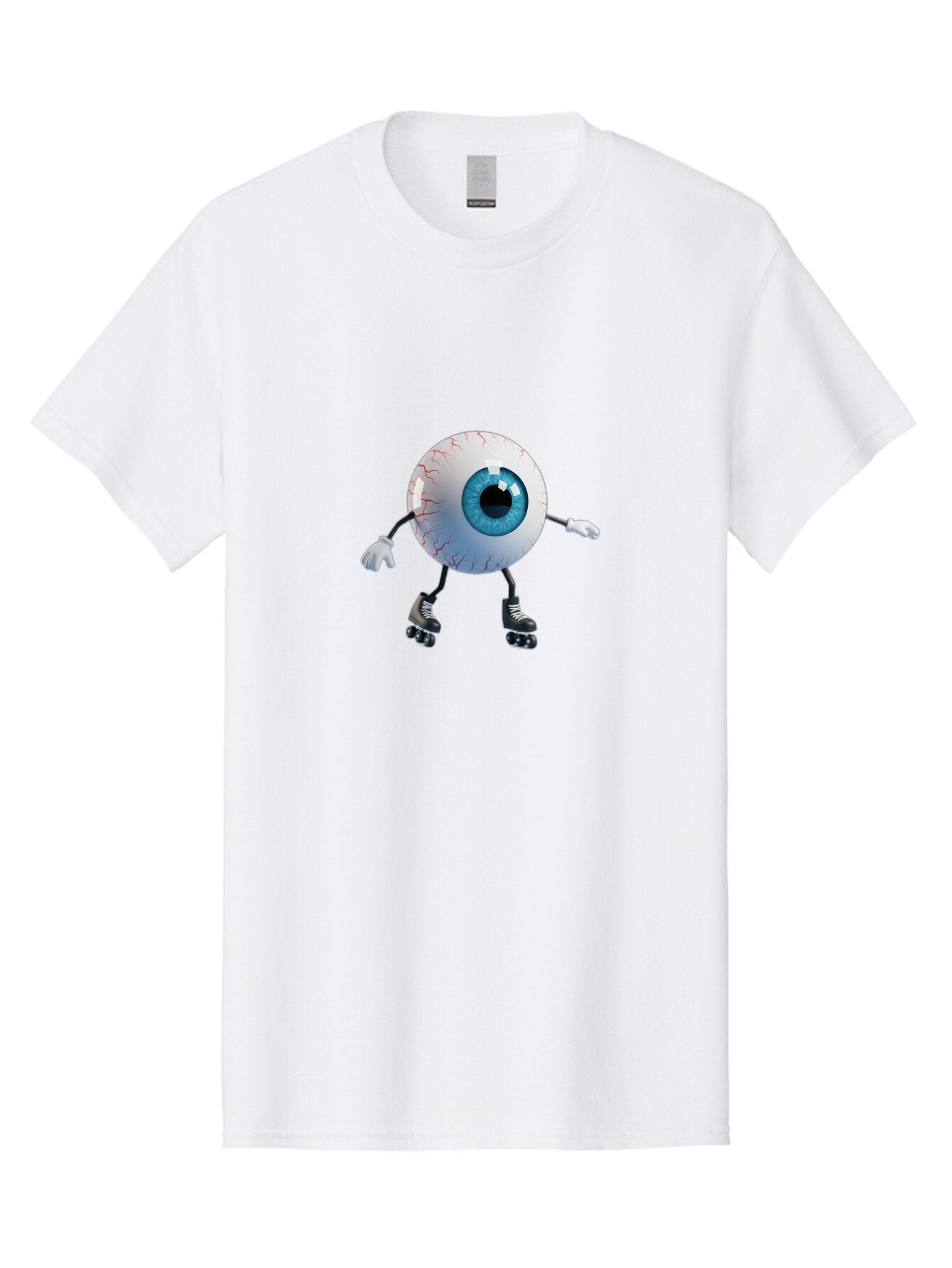 Eyeball-On-Rollerskates-8 Men'S Graphic Tee, 100% Cotton, Comfortable Casual Summer Wear, Machine Washable, Vintage Camera, Old Camera, Antique Camera, Black Camera, Classic Photography, Photography Equipment, Nostalgic Device, Film Camera, Baq801 14