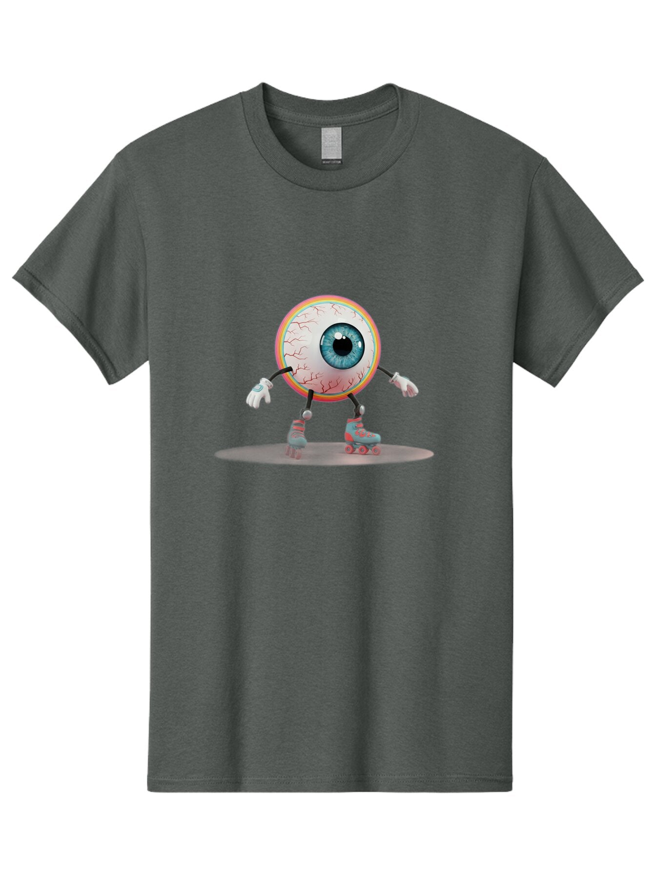 Eyeball-On-Rollerskates-9 Men'S Graphic Tee, 100% Cotton, Comfortable Casual Summer Wear, Machine Washable, Vintage Camera, Old Camera, Antique Camera, Black Camera, Classic Photography, Photography Equipment, Nostalgic Device, Film Camera, Baq802 10