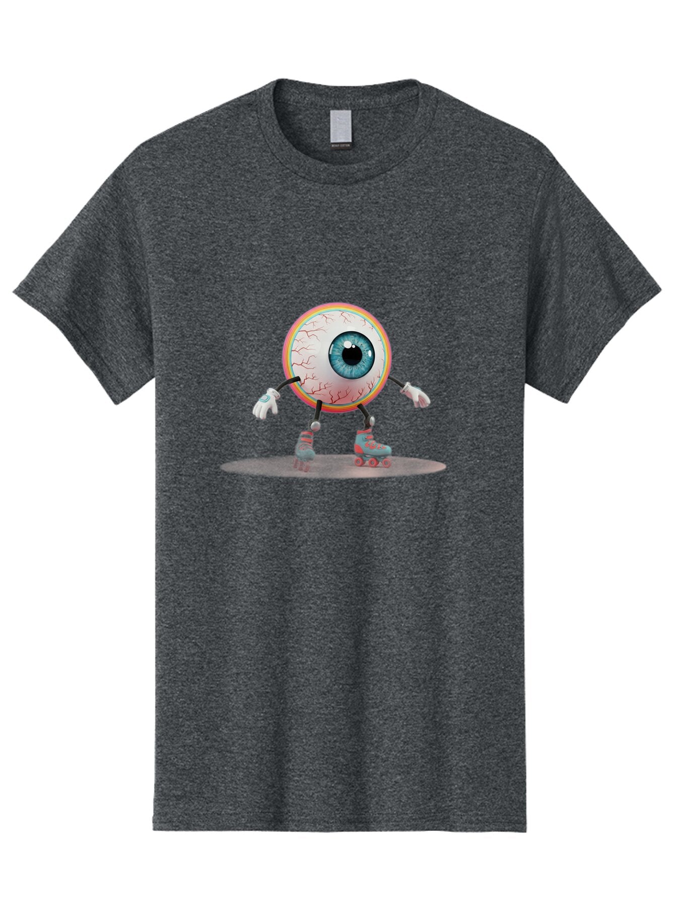 Eyeball-On-Rollerskates-9 Men'S Graphic Tee, 100% Cotton, Comfortable Casual Summer Wear, Machine Washable, Vintage Camera, Old Camera, Antique Camera, Black Camera, Classic Photography, Photography Equipment, Nostalgic Device, Film Camera, Baq802 7