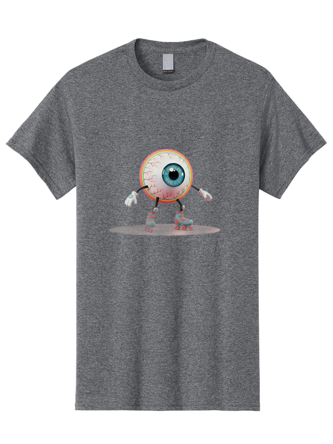 Eyeball-On-Rollerskates-9 Men'S Graphic Tee, 100% Cotton, Comfortable Casual Summer Wear, Machine Washable, Vintage Camera, Old Camera, Antique Camera, Black Camera, Classic Photography, Photography Equipment, Nostalgic Device, Film Camera, Baq802 14