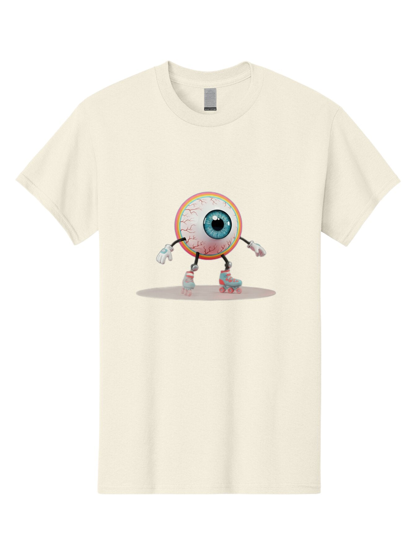 Eyeball-On-Rollerskates-9 Men'S Graphic Tee, 100% Cotton, Comfortable Casual Summer Wear, Machine Washable, Vintage Camera, Old Camera, Antique Camera, Black Camera, Classic Photography, Photography Equipment, Nostalgic Device, Film Camera, Baq802 11