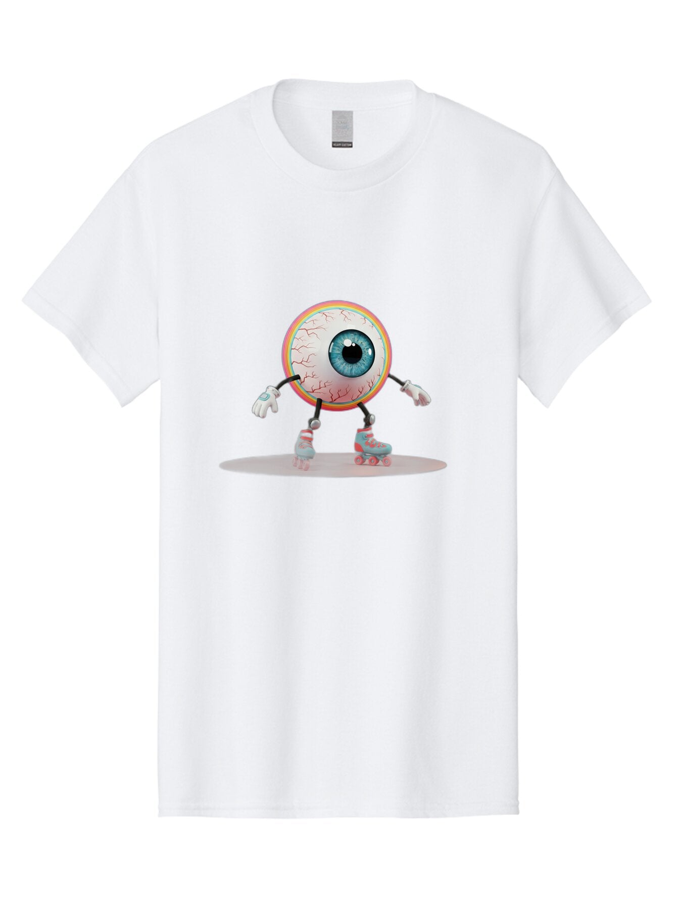 Eyeball-On-Rollerskates-9 Men'S Graphic Tee, 100% Cotton, Comfortable Casual Summer Wear, Machine Washable, Vintage Camera, Old Camera, Antique Camera, Black Camera, Classic Photography, Photography Equipment, Nostalgic Device, Film Camera, Baq802 1