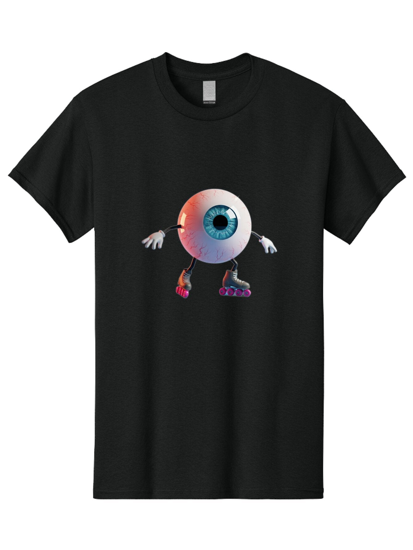 Eyeball-On-Rollerskates Men'S Graphic Tee, 100% Cotton, Comfortable Casual Summer Wear, Machine Washable, Vintage Camera, Old Camera, Antique Camera, Black Camera, Classic Photography, Photography Equipment, Nostalgic Device, Film Camera, Baq803 6
