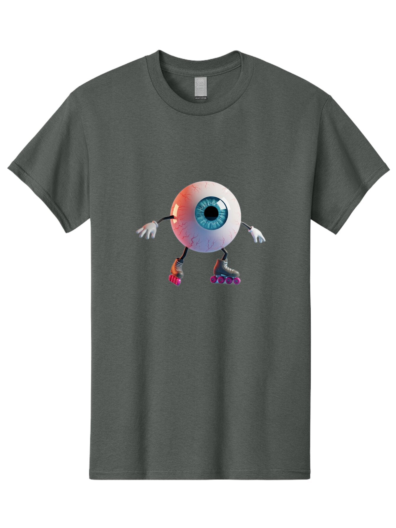 Eyeball-On-Rollerskates Men'S Graphic Tee, 100% Cotton, Comfortable Casual Summer Wear, Machine Washable, Vintage Camera, Old Camera, Antique Camera, Black Camera, Classic Photography, Photography Equipment, Nostalgic Device, Film Camera, Baq803 15