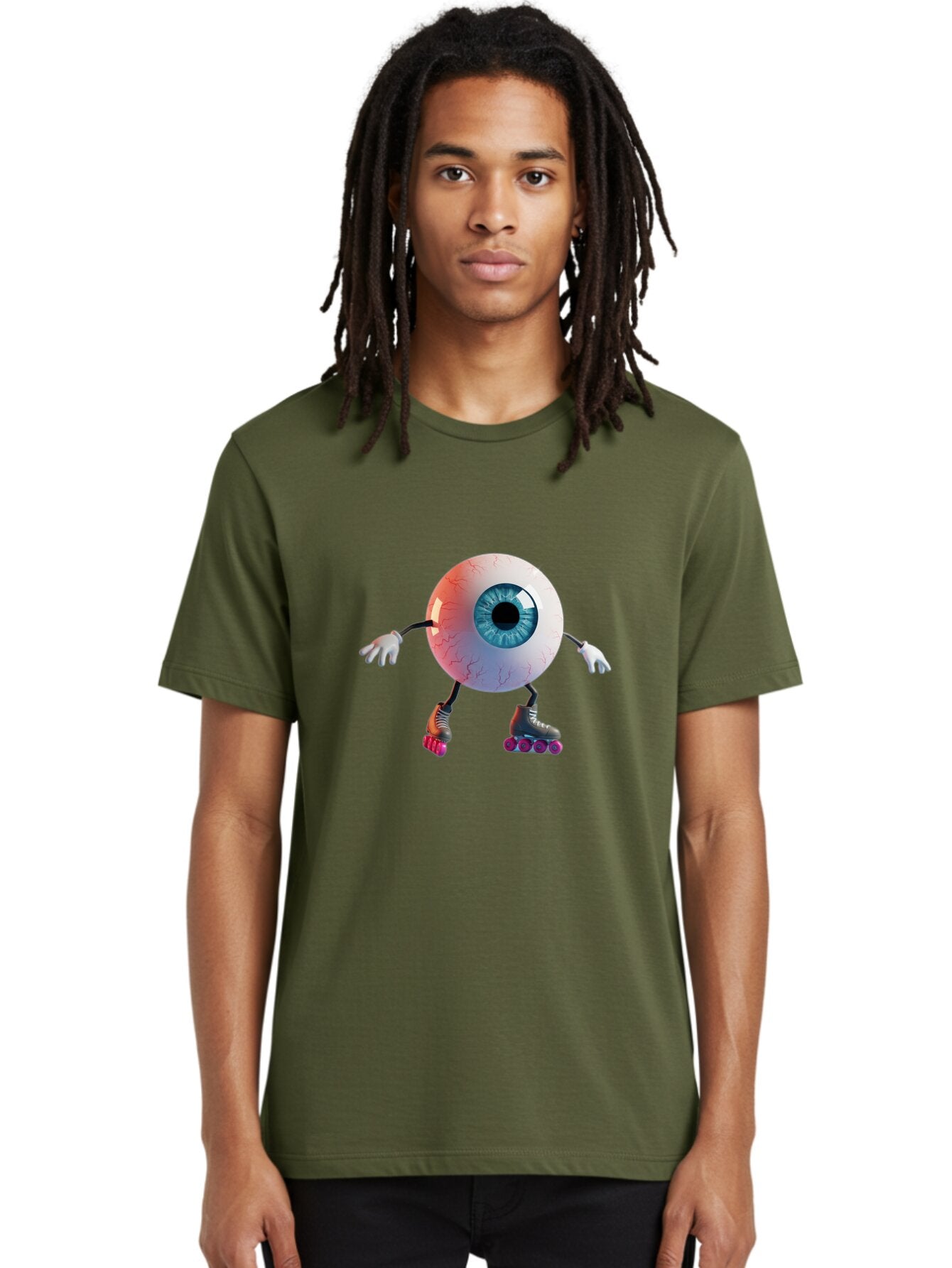 Eyeball-On-Rollerskates Men'S Graphic Tee, 100% Cotton, Comfortable Casual Summer Wear, Machine Washable, Vintage Camera, Old Camera, Antique Camera, Black Camera, Classic Photography, Photography Equipment, Nostalgic Device, Film Camera, Baq803 22