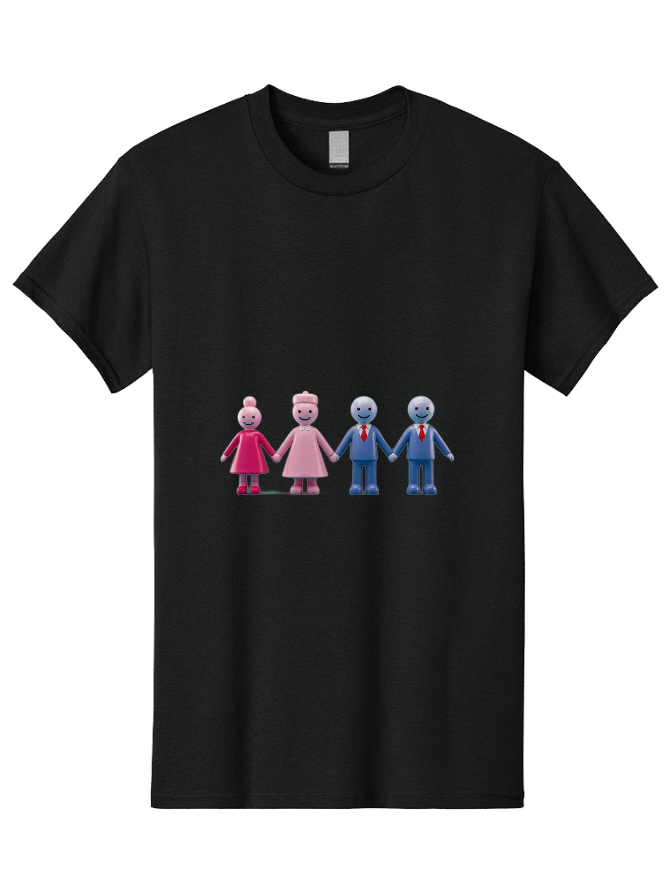 Family-Figures-1 Men'S Graphic Tee, 100% Cotton, Comfortable Casual Summer Wear, Machine Washable, Vintage Camera, Old Camera, Antique Camera, Black Camera, Classic Photography, Photography Equipment, Nostalgic Device, Film Camera, Camera Art Baq809 8
