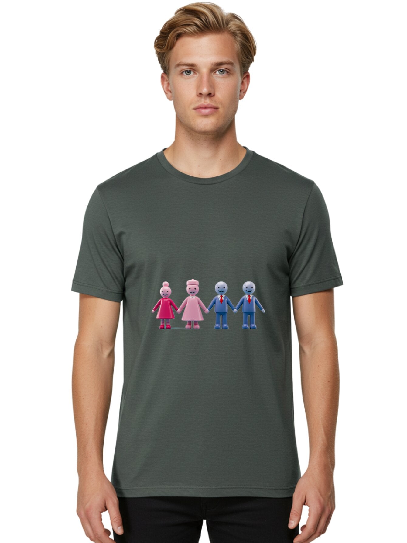 Family-Figures-1 Men'S Graphic Tee, 100% Cotton, Comfortable Casual Summer Wear, Machine Washable, Vintage Camera, Old Camera, Antique Camera, Black Camera, Classic Photography, Photography Equipment, Nostalgic Device, Film Camera, Camera Art Baq809 23