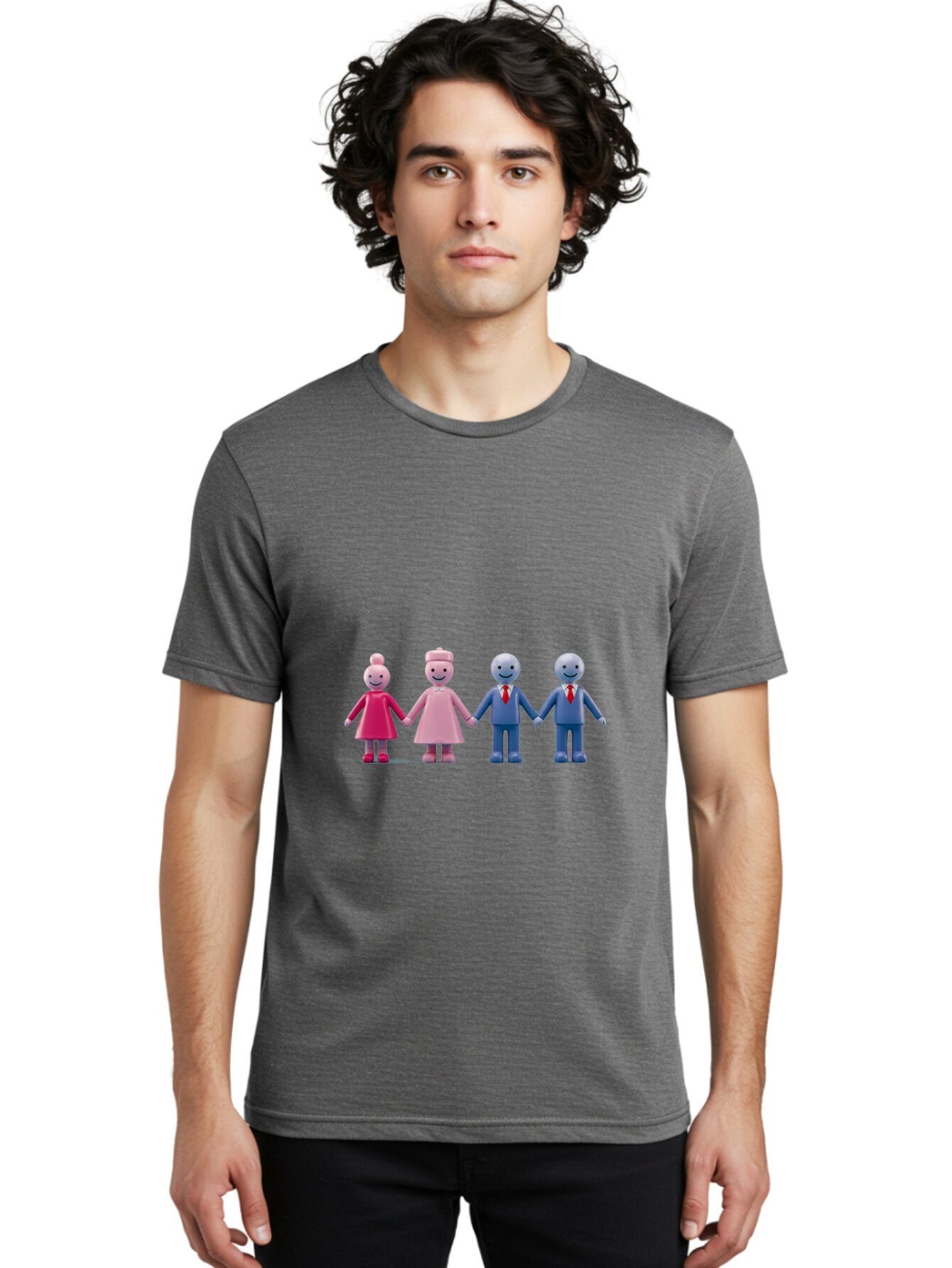 Family-Figures-1 Men'S Graphic Tee, 100% Cotton, Comfortable Casual Summer Wear, Machine Washable, Vintage Camera, Old Camera, Antique Camera, Black Camera, Classic Photography, Photography Equipment, Nostalgic Device, Film Camera, Camera Art Baq809 26