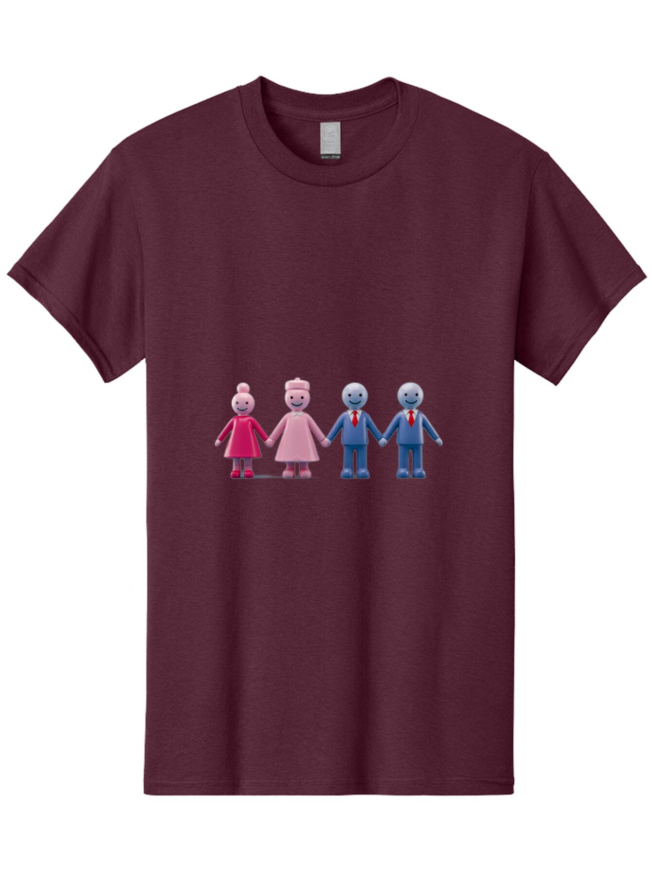 Family-Figures-1 Men'S Graphic Tee, 100% Cotton, Comfortable Casual Summer Wear, Machine Washable, Vintage Camera, Old Camera, Antique Camera, Black Camera, Classic Photography, Photography Equipment, Nostalgic Device, Film Camera, Camera Art Baq809 2