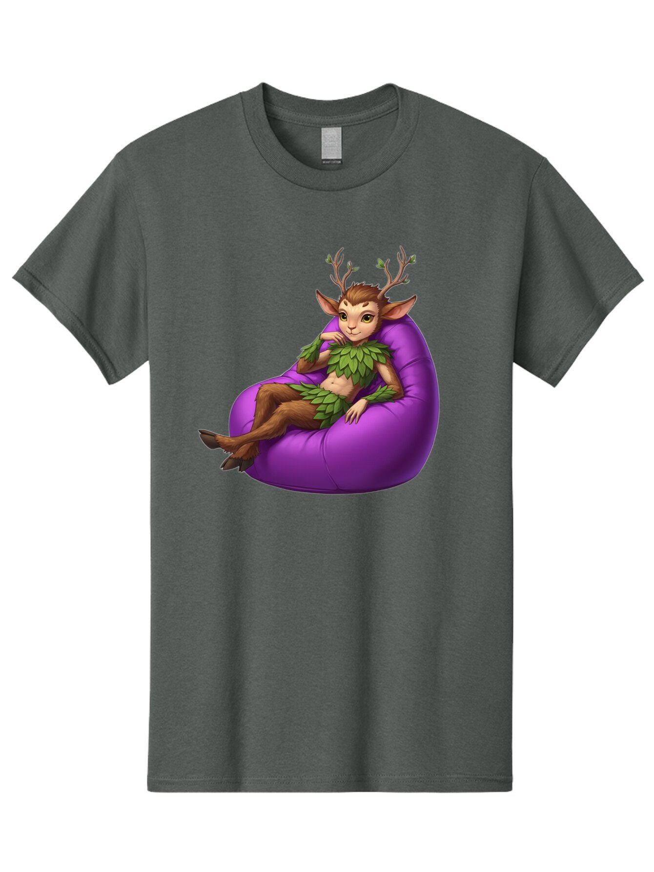Faun-On-Bean-Bag Men'S Graphic Tee, 100% Cotton, Comfortable Casual Summer Wear, Machine Washable, Vintage Camera, Old Camera, Antique Camera, Black Camera, Classic Photography, Photography Equipment, Nostalgic Device, Film Camera, Camera Art Baq815 6