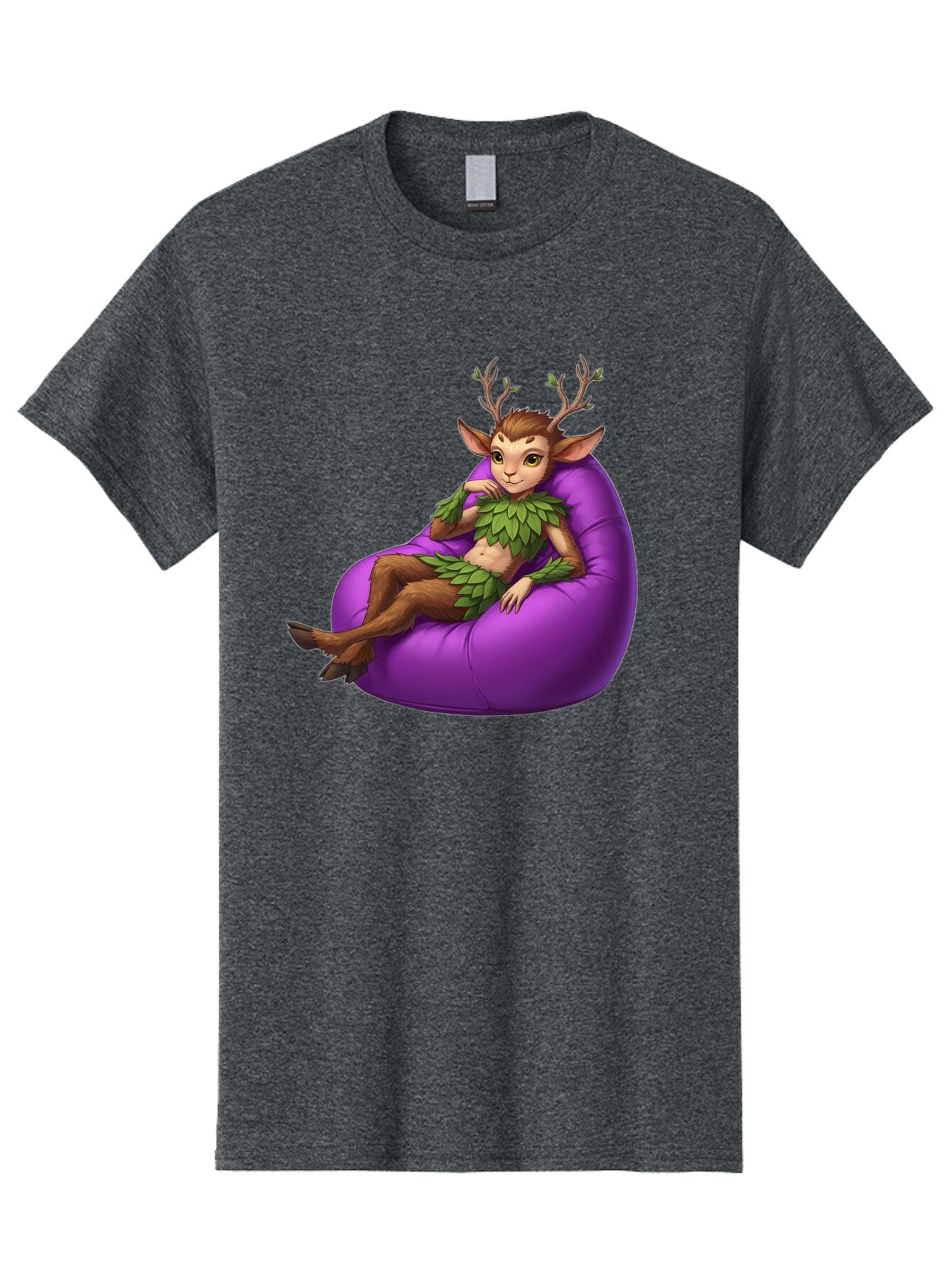 Faun-On-Bean-Bag Men'S Graphic Tee, 100% Cotton, Comfortable Casual Summer Wear, Machine Washable, Vintage Camera, Old Camera, Antique Camera, Black Camera, Classic Photography, Photography Equipment, Nostalgic Device, Film Camera, Camera Art Baq815 15