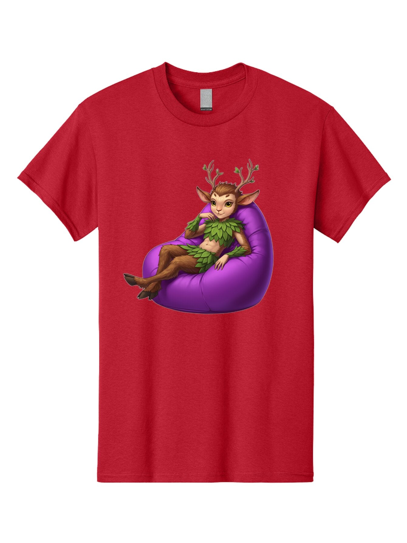 Faun-On-Bean-Bag Men'S Graphic Tee, 100% Cotton, Comfortable Casual Summer Wear, Machine Washable, Vintage Camera, Old Camera, Antique Camera, Black Camera, Classic Photography, Photography Equipment, Nostalgic Device, Film Camera, Camera Art Baq815 1
